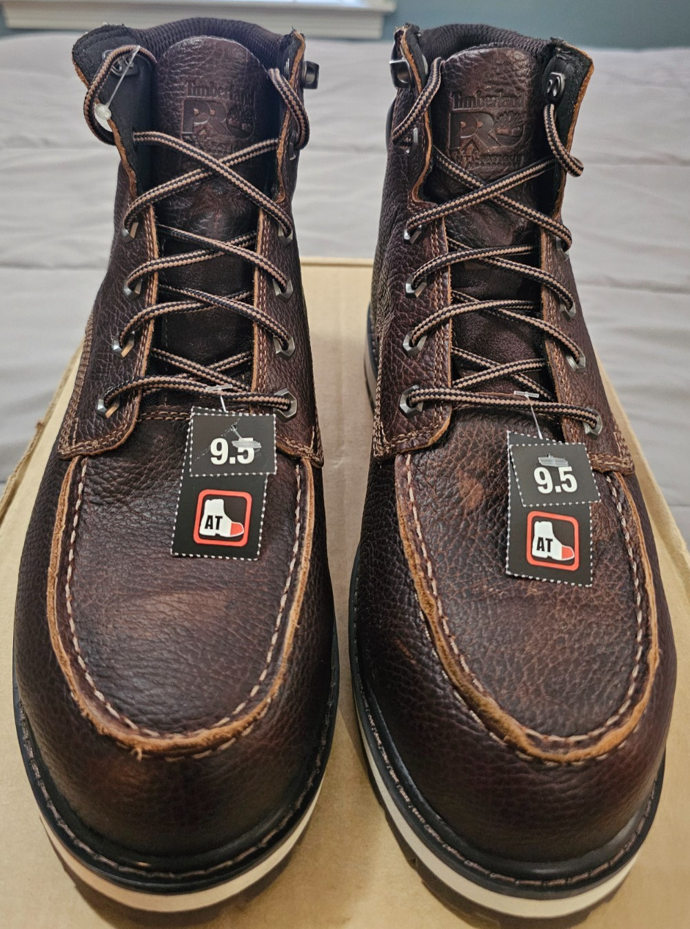 Timberland PRO® (Men’s 9.5 M) Irvine™ 6″ Alloy Toe Work Boot in Brown – $160