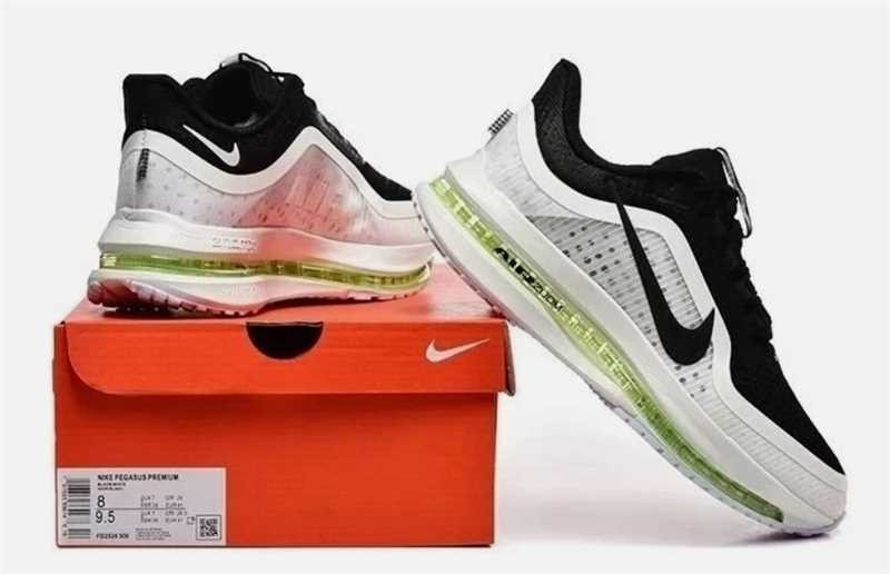 Nike AIR ZOOM Pegasus Premium Black White and Green MEn’s shoes
