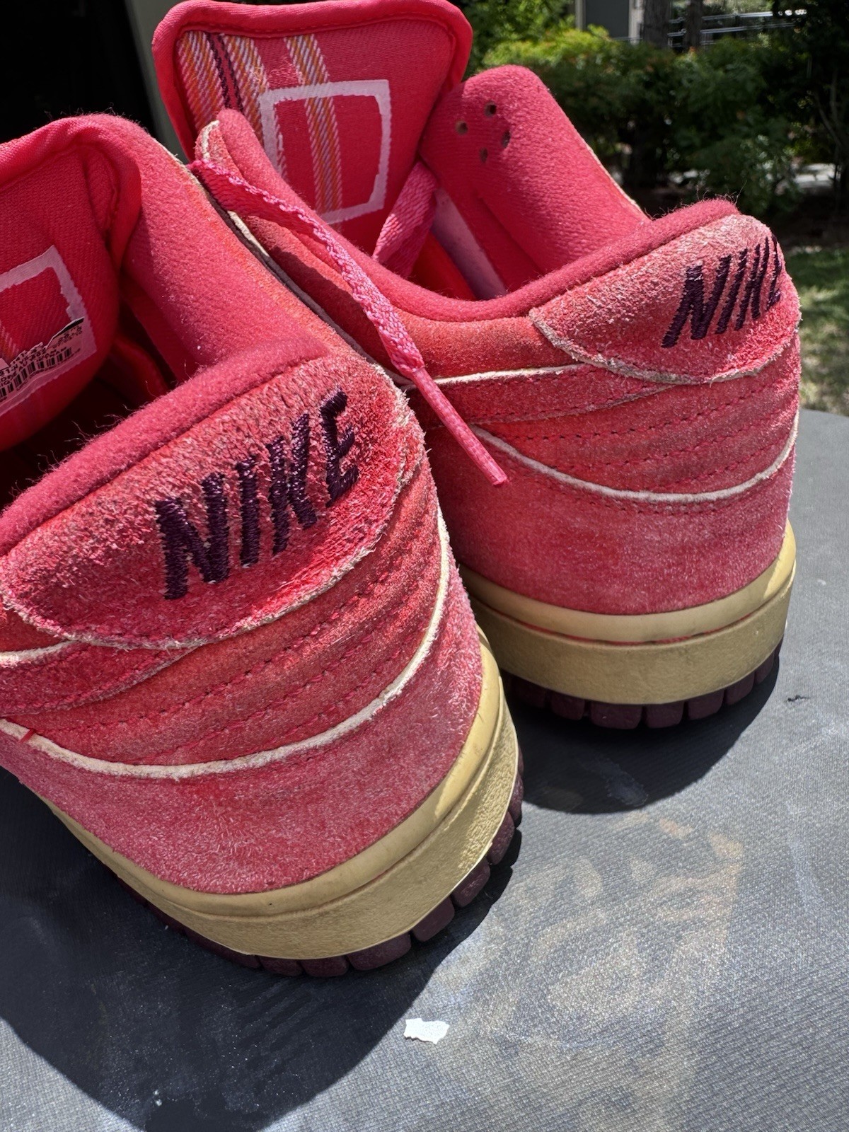Nike Dunk Low 6.0 Red Suede 314141-614 Women’s 9.5 / Men’s 8 Vintage Skate