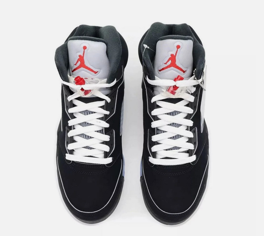 Air Jordan 5 Retro OG Black Metallic Reimagined High Top Men’s Basketball Shoes