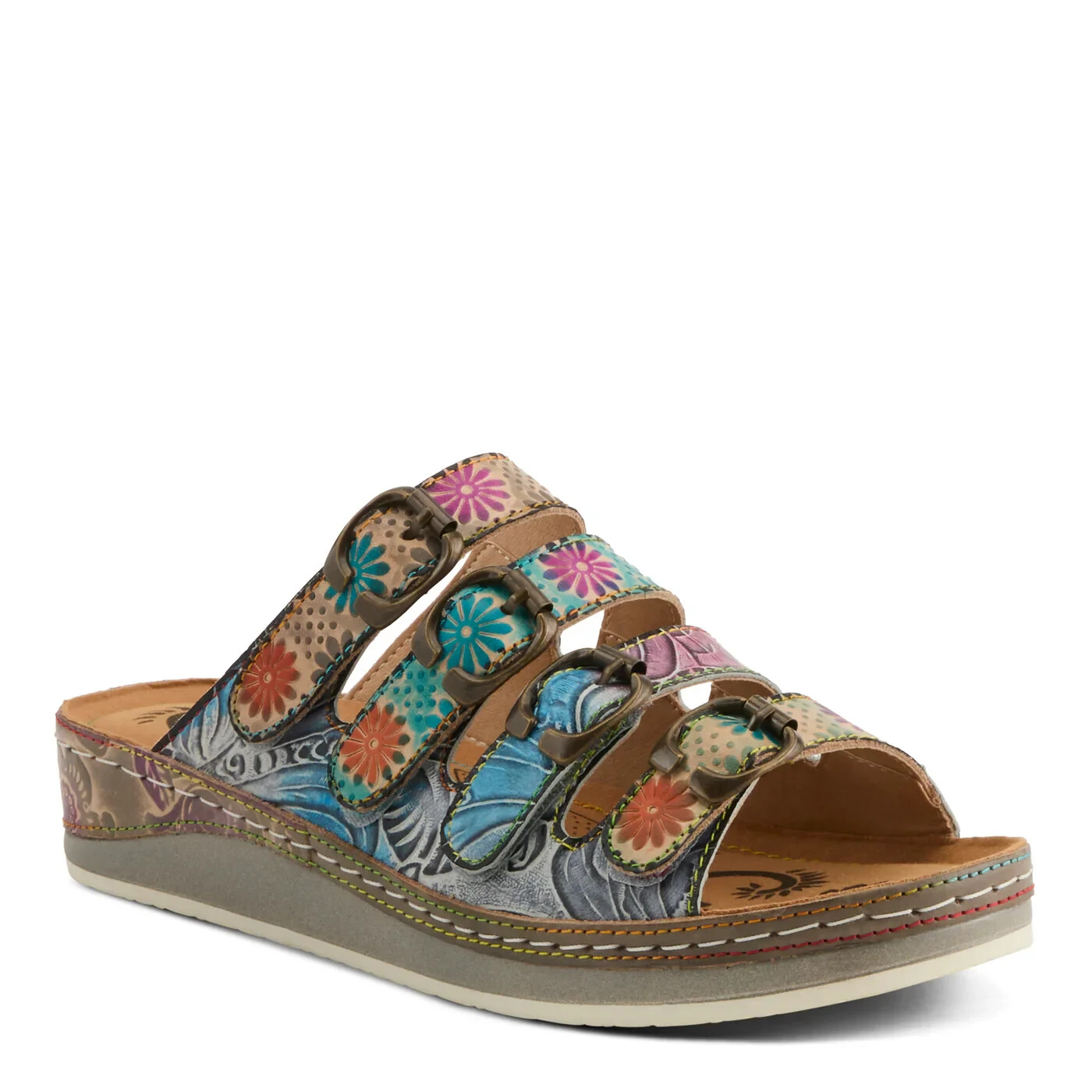 L’ARTISTE BELLINI SANDALS Grey Multi EU 36 / 37 / 38 / 39 / 40 / 41
