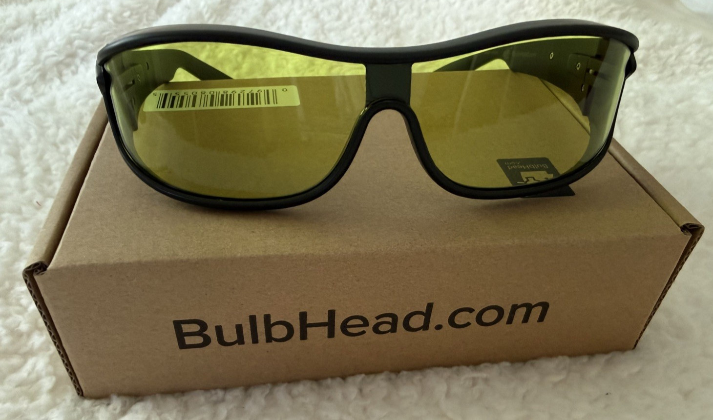 BATTLEVISION STORM Night Glare-Reduction Glasses by BulbHead -2 PAIR NIB (17058)