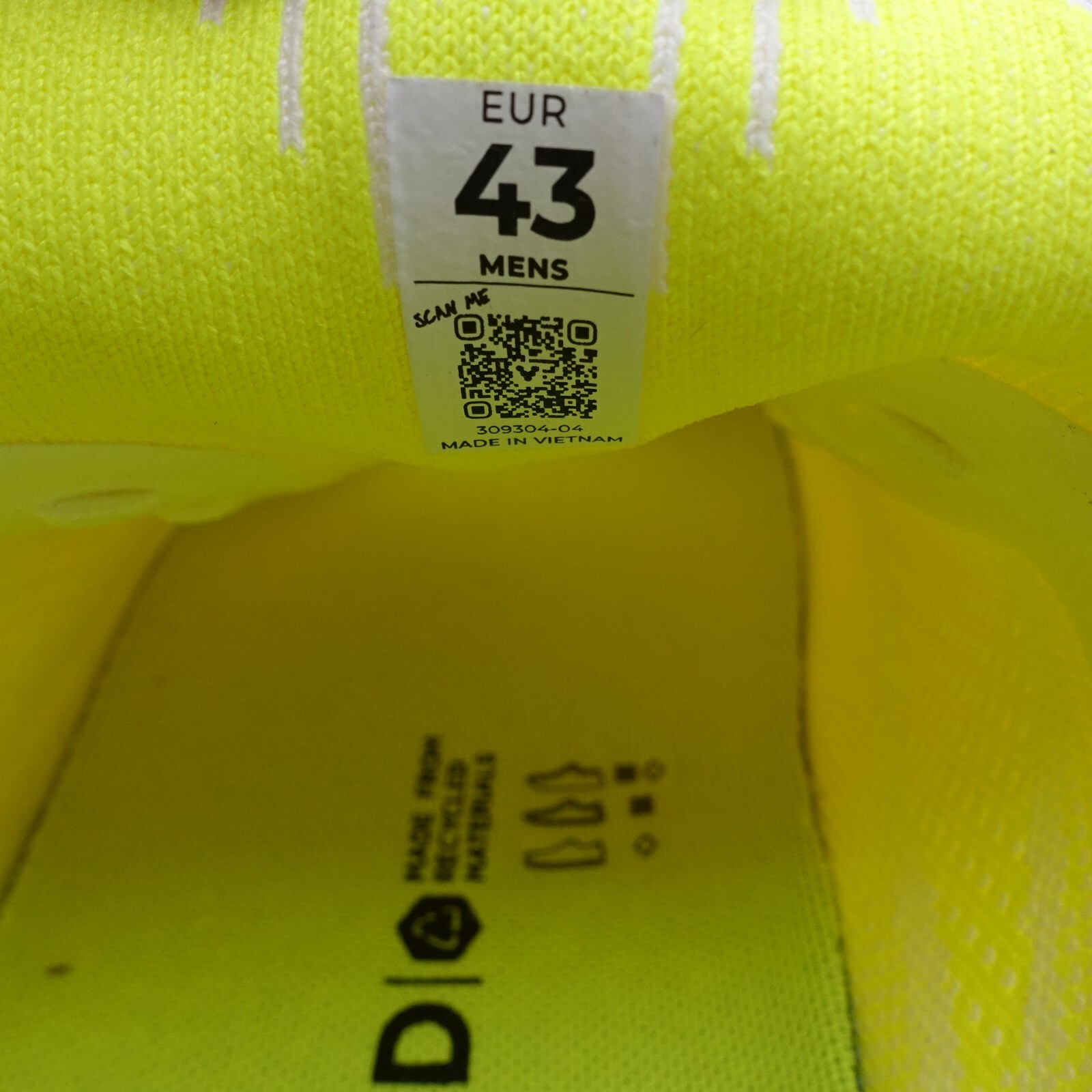 VivoBarefoot Men’s Primus Lite Knit Minimalist Sneakers 309304-04 Safety Yellow