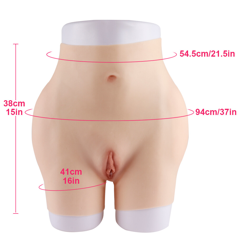 KnowU Silicone Panty Underwear Crossdresser Thicken Fake Vagina Hip Shaping US