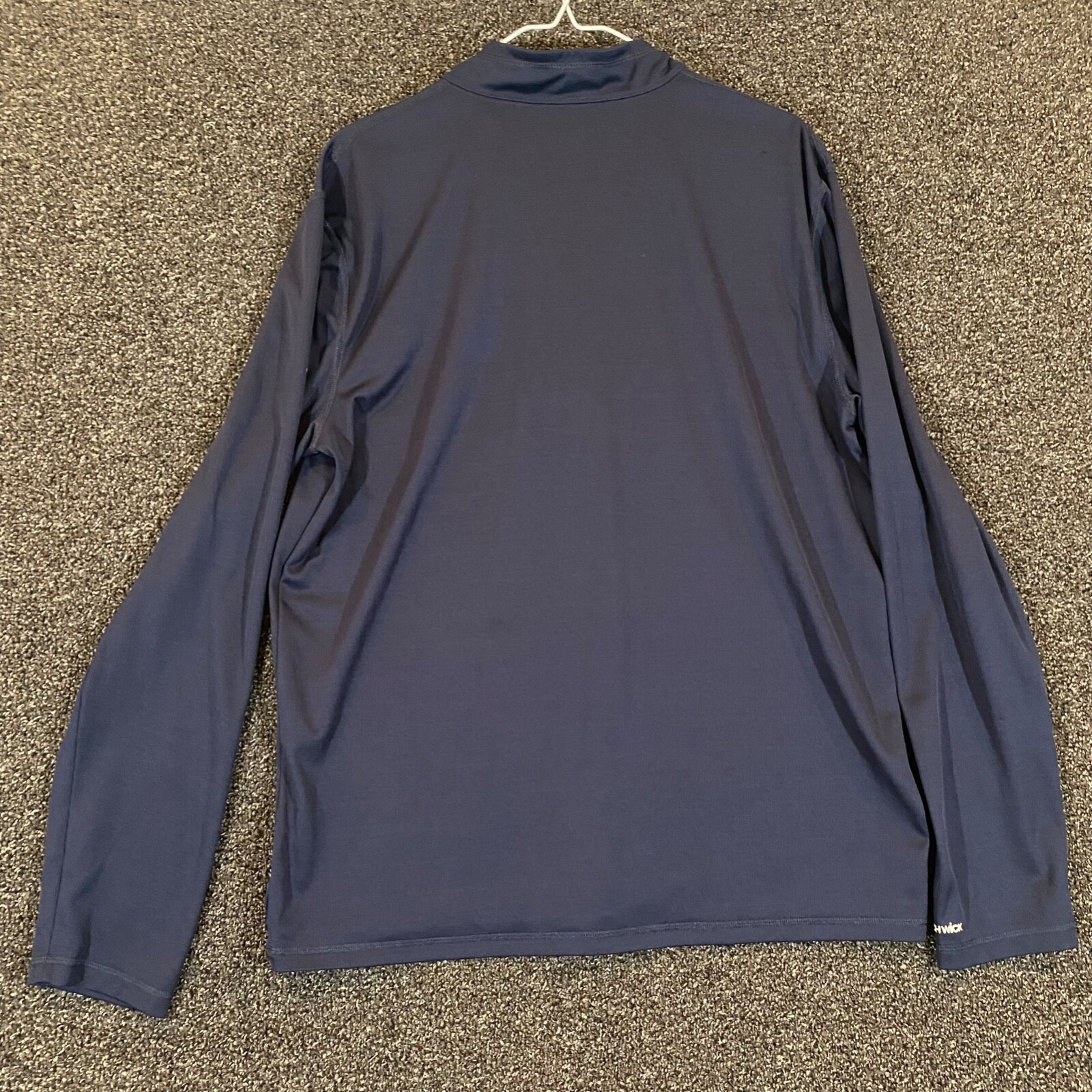 Eastern Mountain Sports Pullover Mens Large Navy Blue 1/2 Zip Lightweight Hiking