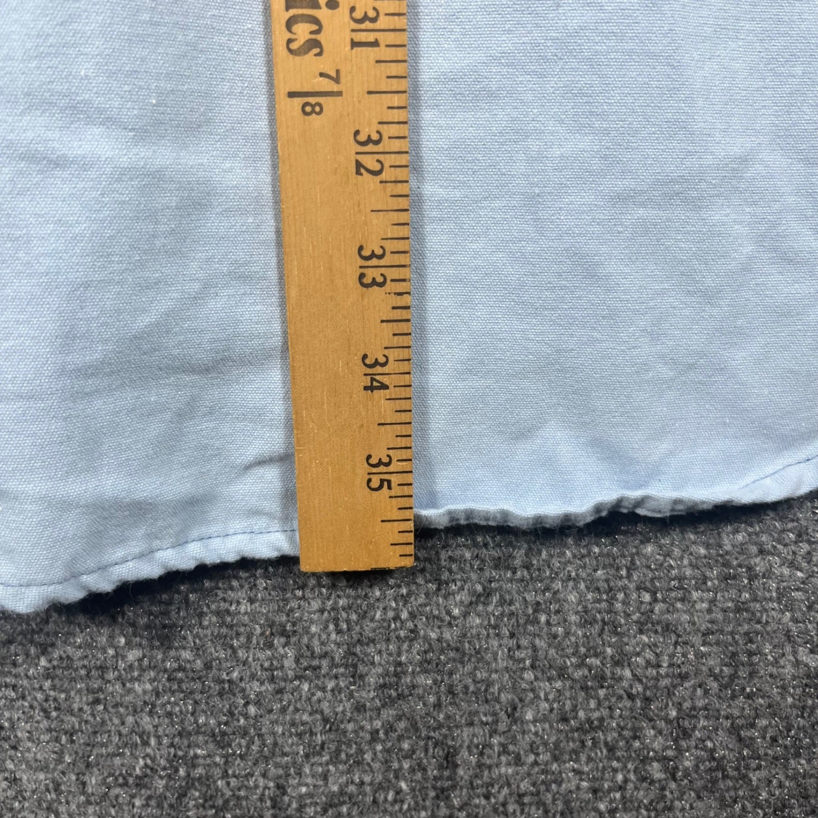 Tyndale FRMC Flame Resistant Work Shirt Mens XL Long Light Blue CAT 2 Arc 9.1