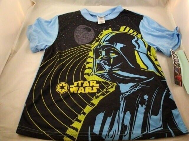 Star Wars Darth Vader Pajamas PJs Sleepwear 2pc Boys XS Tie Fighter New