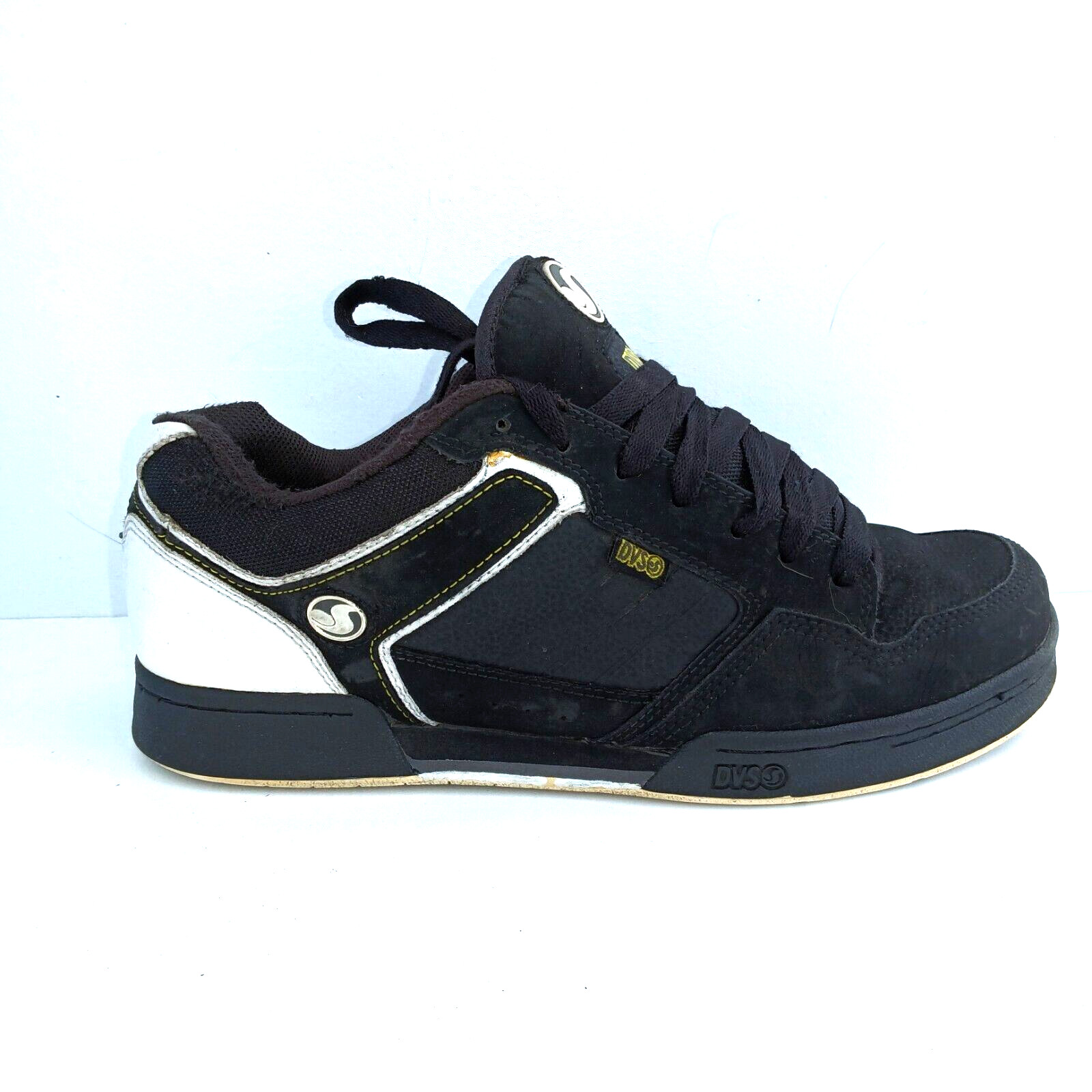 DVS Transom Skateboard Sneakers Men’s Size 12 Black/White Retro