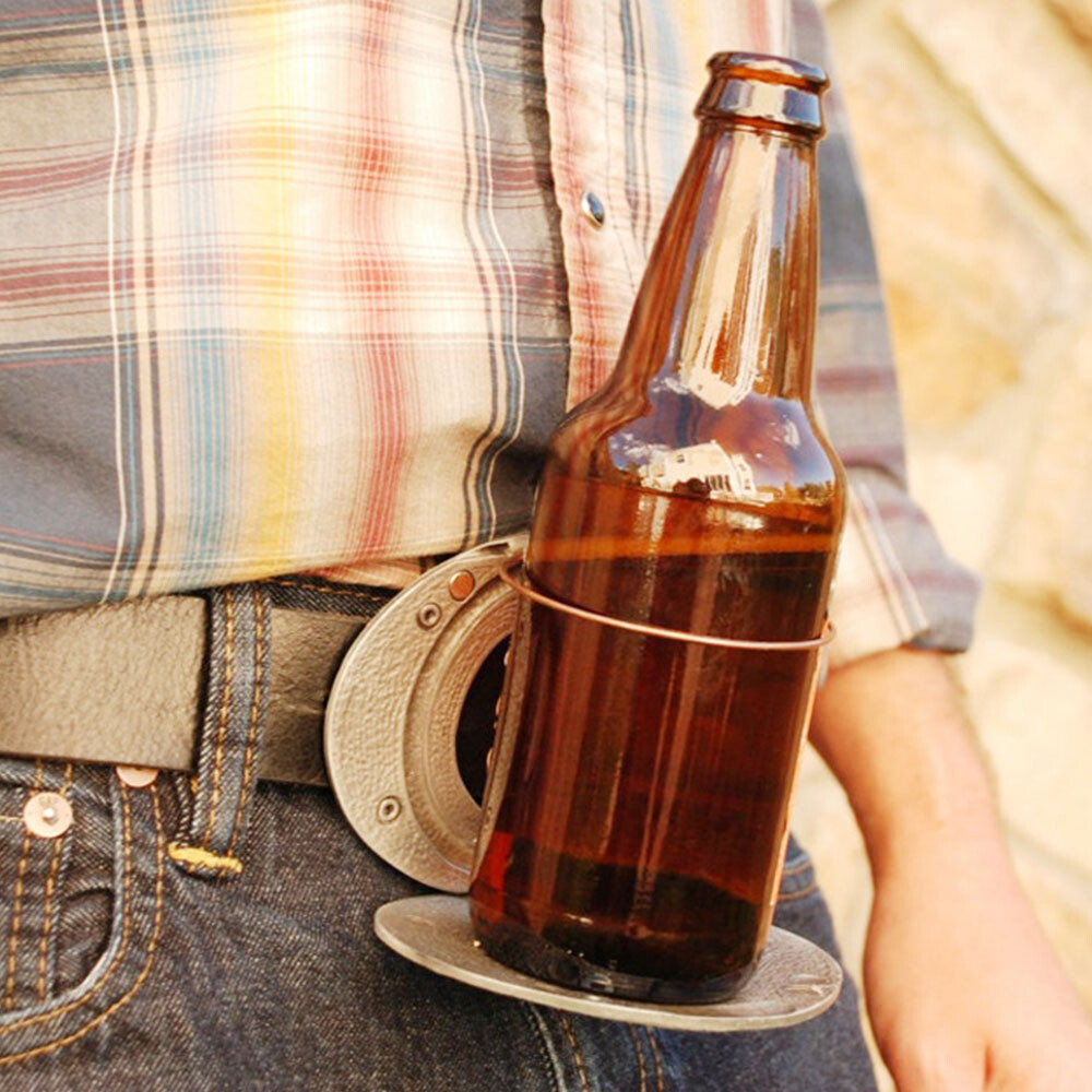 1PC Beer Buckle Beverage Can Holder Beer Belt Holder Party Camping Gift For Men