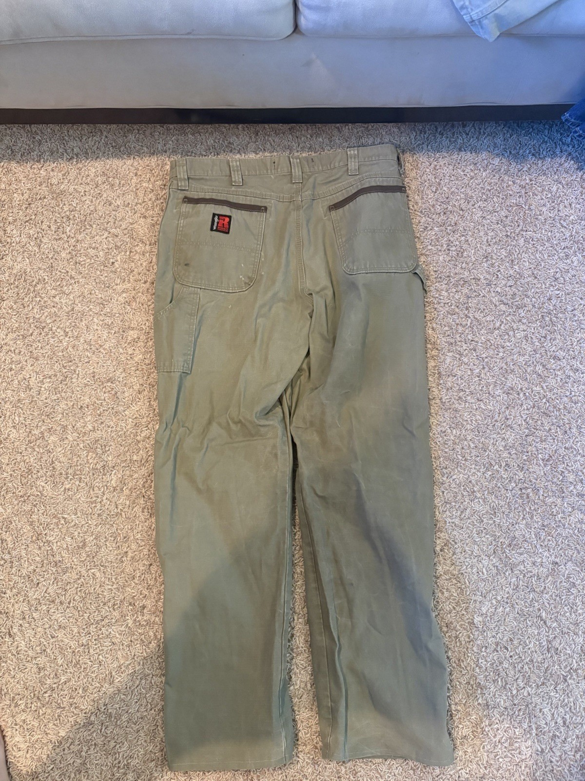 WRANGLER RIGGS CARPENTER PANTS MENS SIZE 36×34