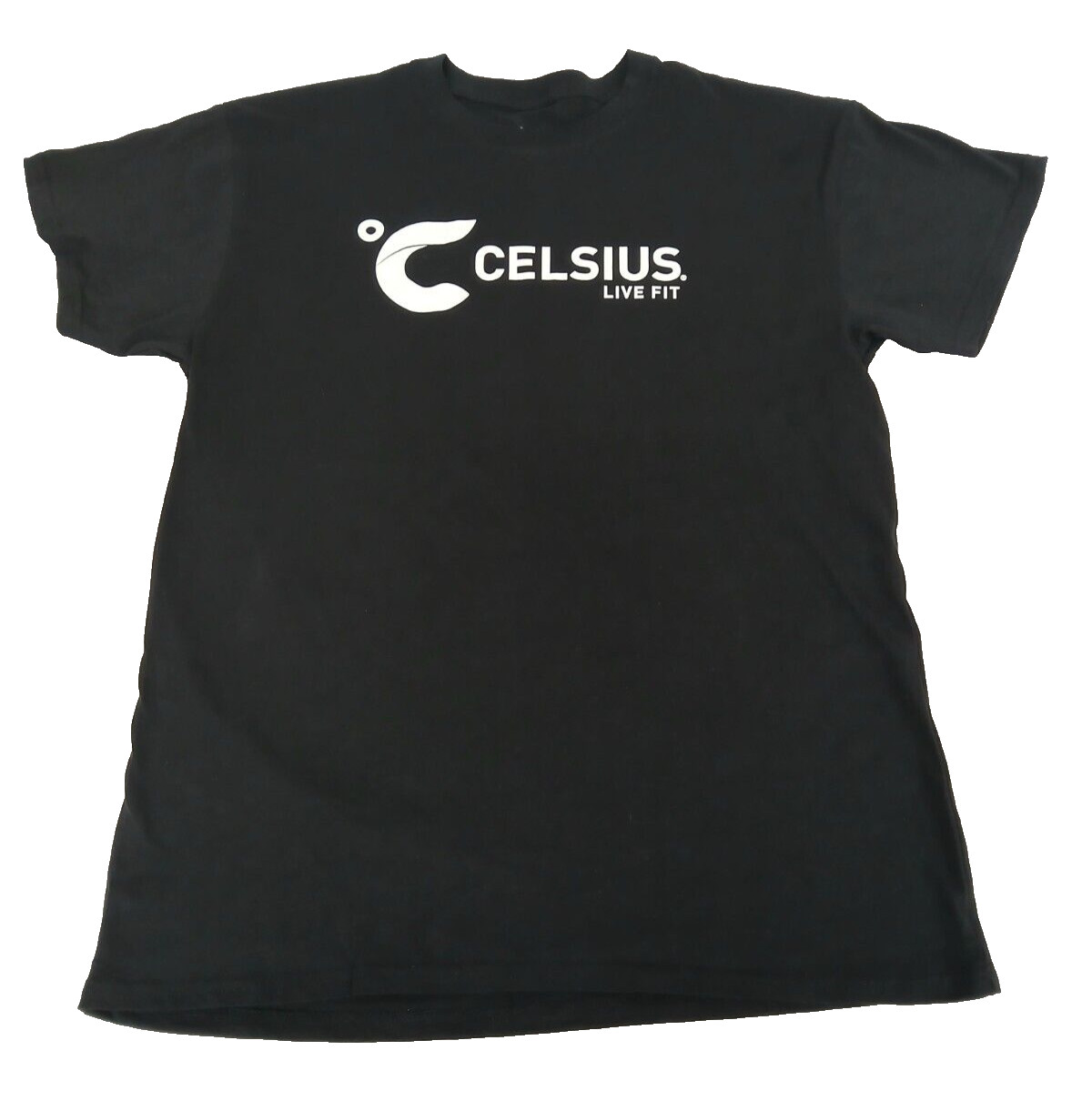 NEW Celsius Energy Drink (Live Fit) Premium Logo Unisex Goodtimes T-shirt LARGE