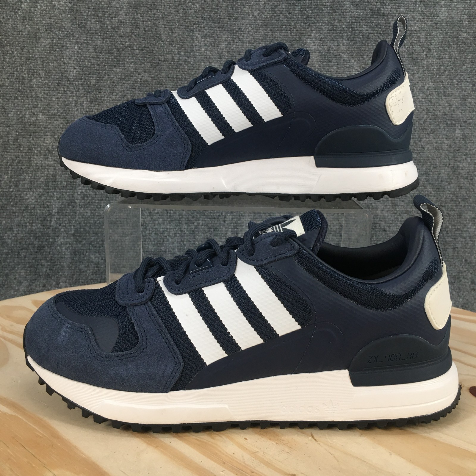 Adidas Sneakers Mens 6.5 Blue ZX 700 HD Trainers Shoes Suede Low Top FY1102
