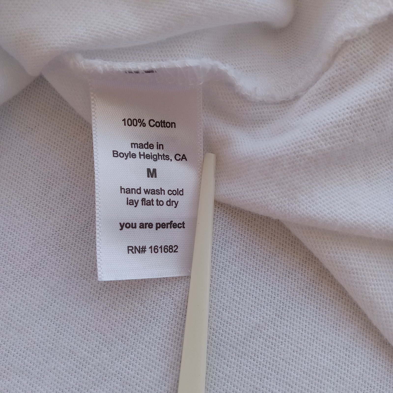 perfectwhitetee Womens Medium Lexy Athletic Stripe T/Tee Shirt Flaw