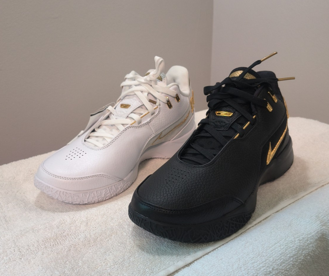 Nike LeBron NXXT Gen AMPD Equity White Black Gold Nby FJ1566-103 Men’s 10