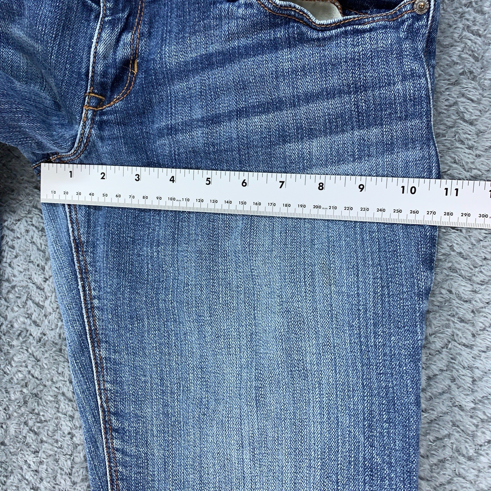 Hollister Socal Stretch Bootcut Jeans Women’s Size 7 Reg Blue Denim Faded