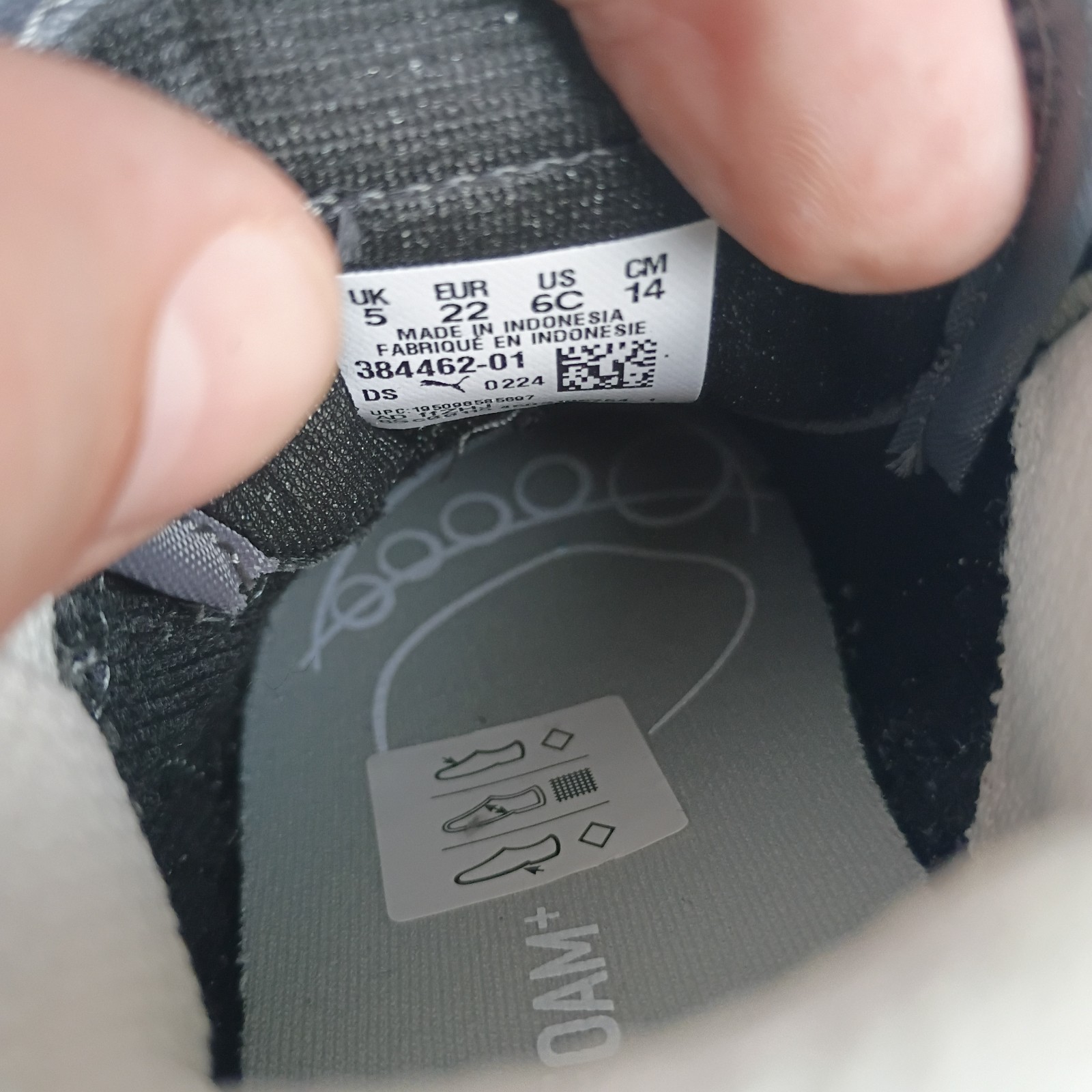 TODDLER PUMA ST RUNNER SHOES SIZE 6 CHILD BABY RUNNING GRAY PLAY SCHOOL