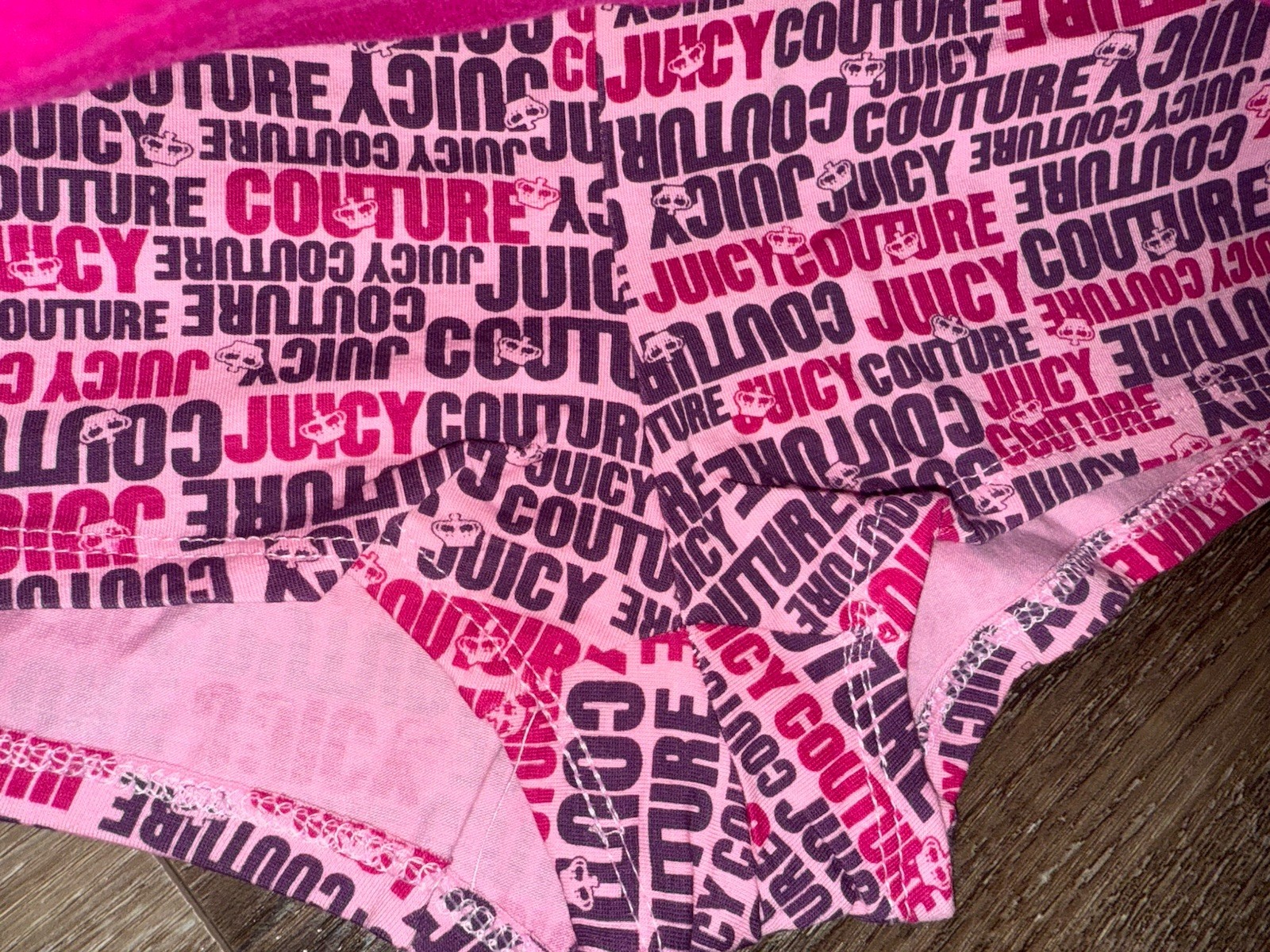 Juicy Couture ~ Women’s Boyshort Underwear Panties Cotton Blend 5-Pair (B) ~ L