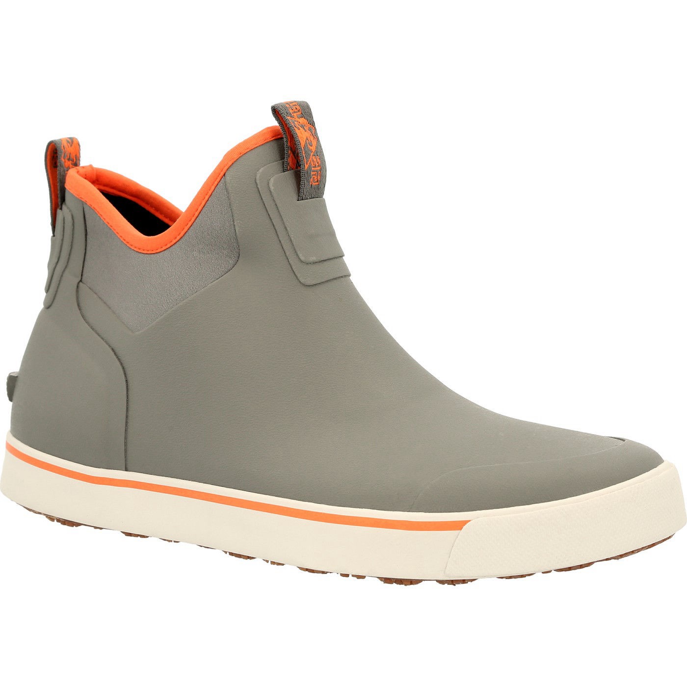 Rocky Dry-Strike Waterproof Deck Boot – Gray & Orange | RKS0522 Fishing Boots