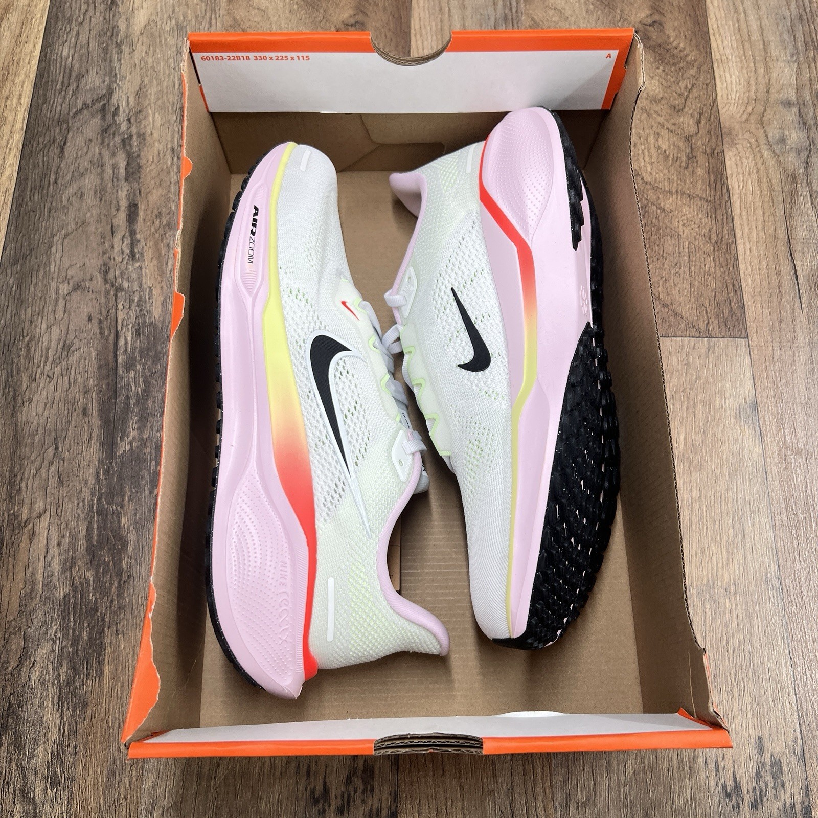 Nike Pegasus 41 White Pink Foam Bright Crimson nby IB4377-100 Women’s Size 10