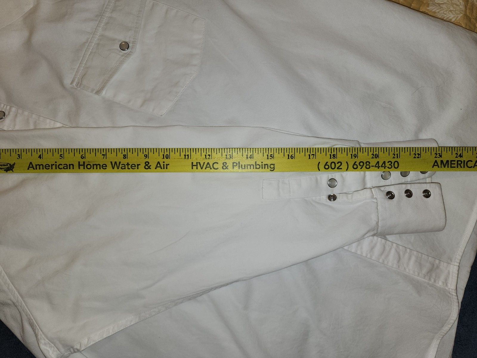 Drysdales North Southeast Western White Men Dress Shirt Size XL Long Sleeve
