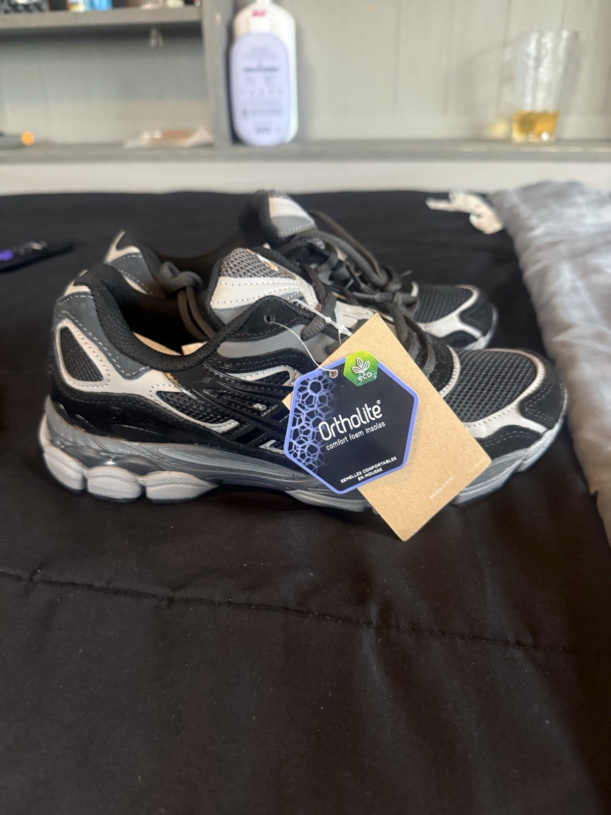 This is an Asics GEL-NYC “Black/Grey” men’s running shoe