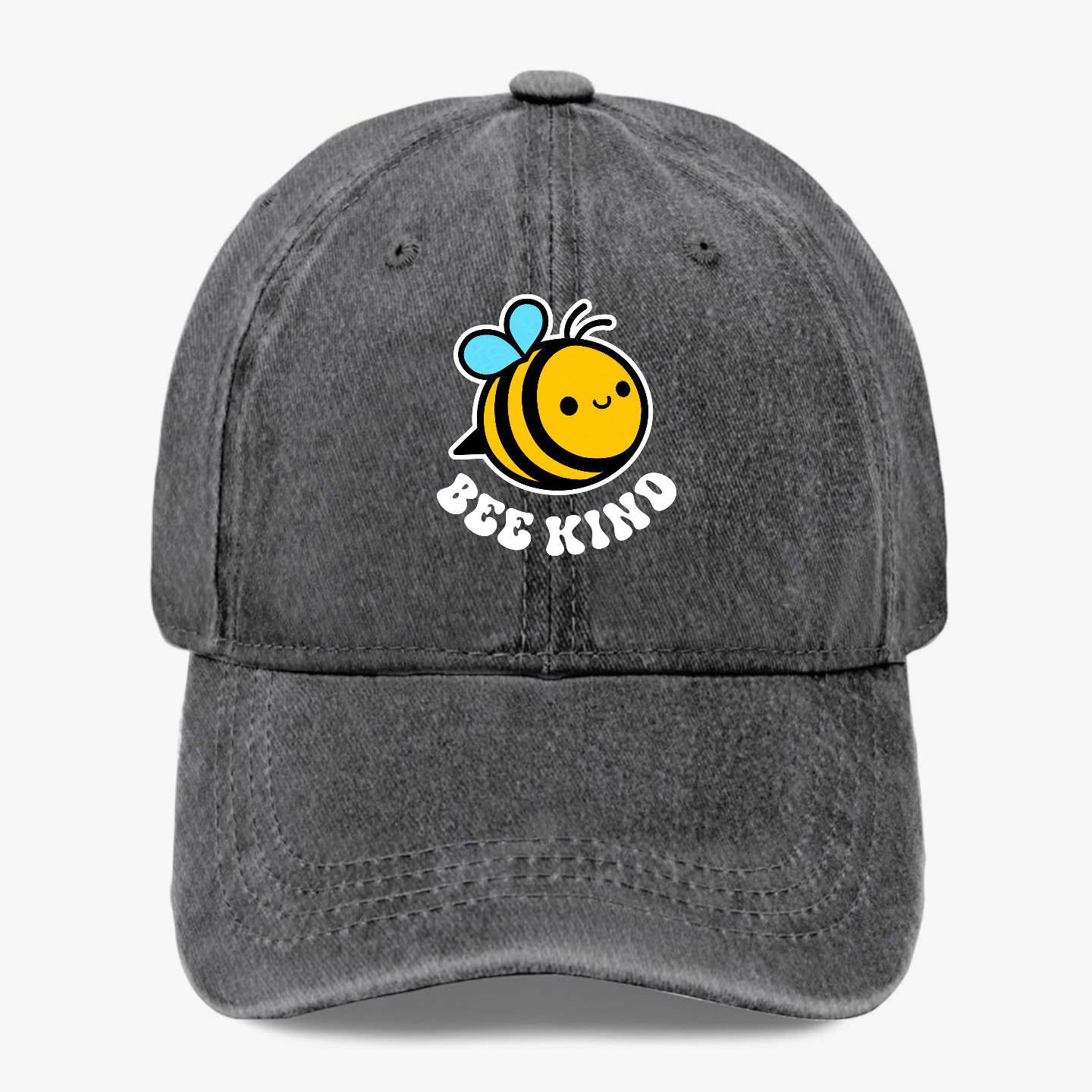 Bee Kind Cute Bee Hat Funny Positive Quote Baseball Cap Gift for Her Women