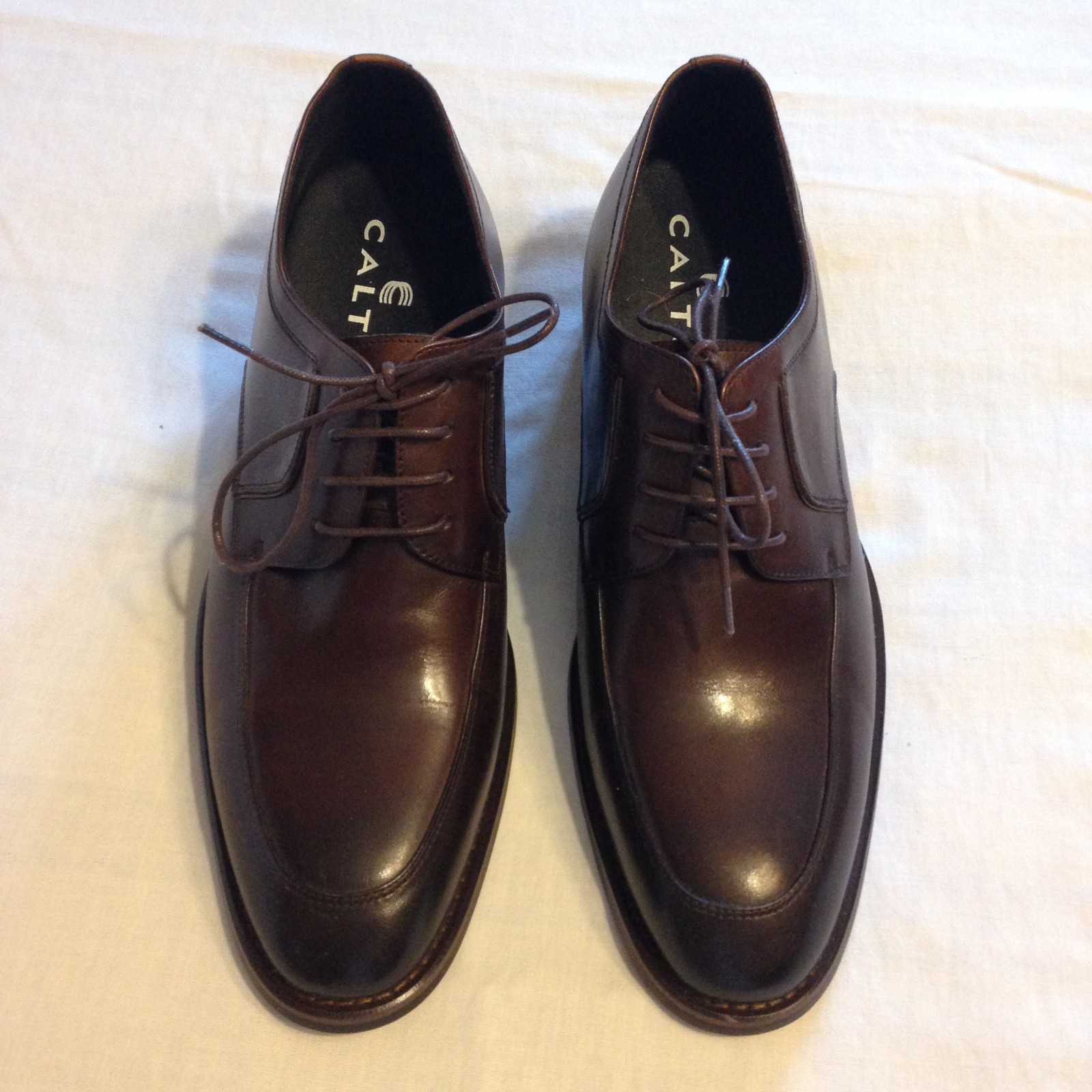 CALTO Y7426 2.8 INCHES TALLER OXFORD DRESS SHOES IN BROWN – SIZE 11.5