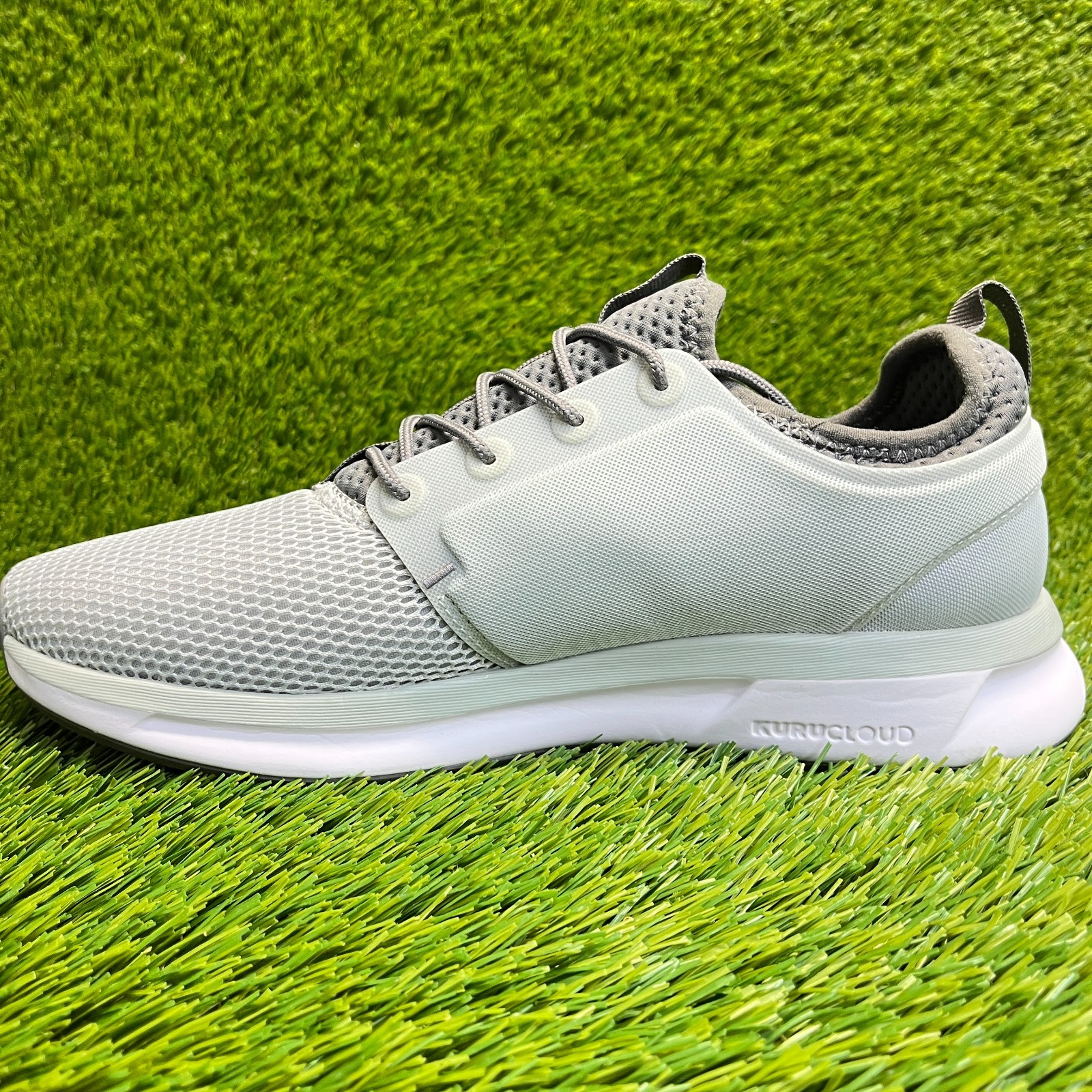 Kuru Atom Womens Size 10 Gray White Athletic Running Walking Shoes Sneakers