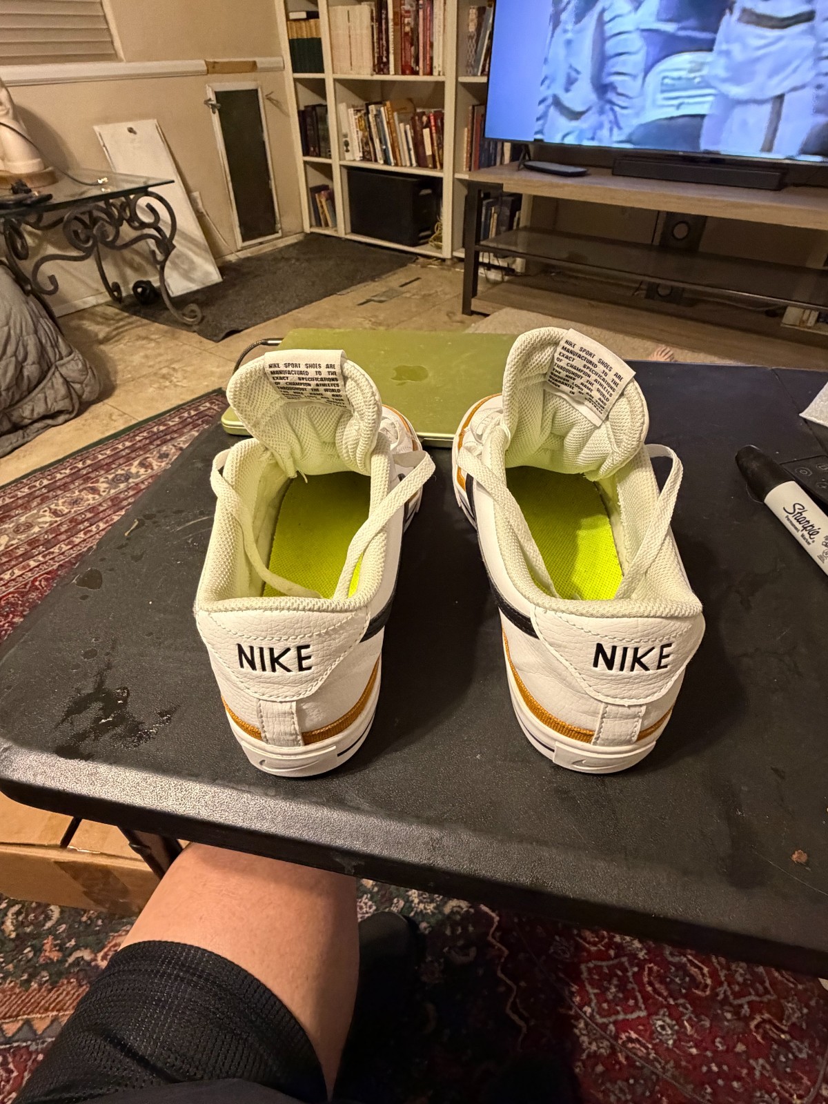 Nike Court Legacy Next Nature White Desert Ochre DH3161-100 Women’s Size 10.5