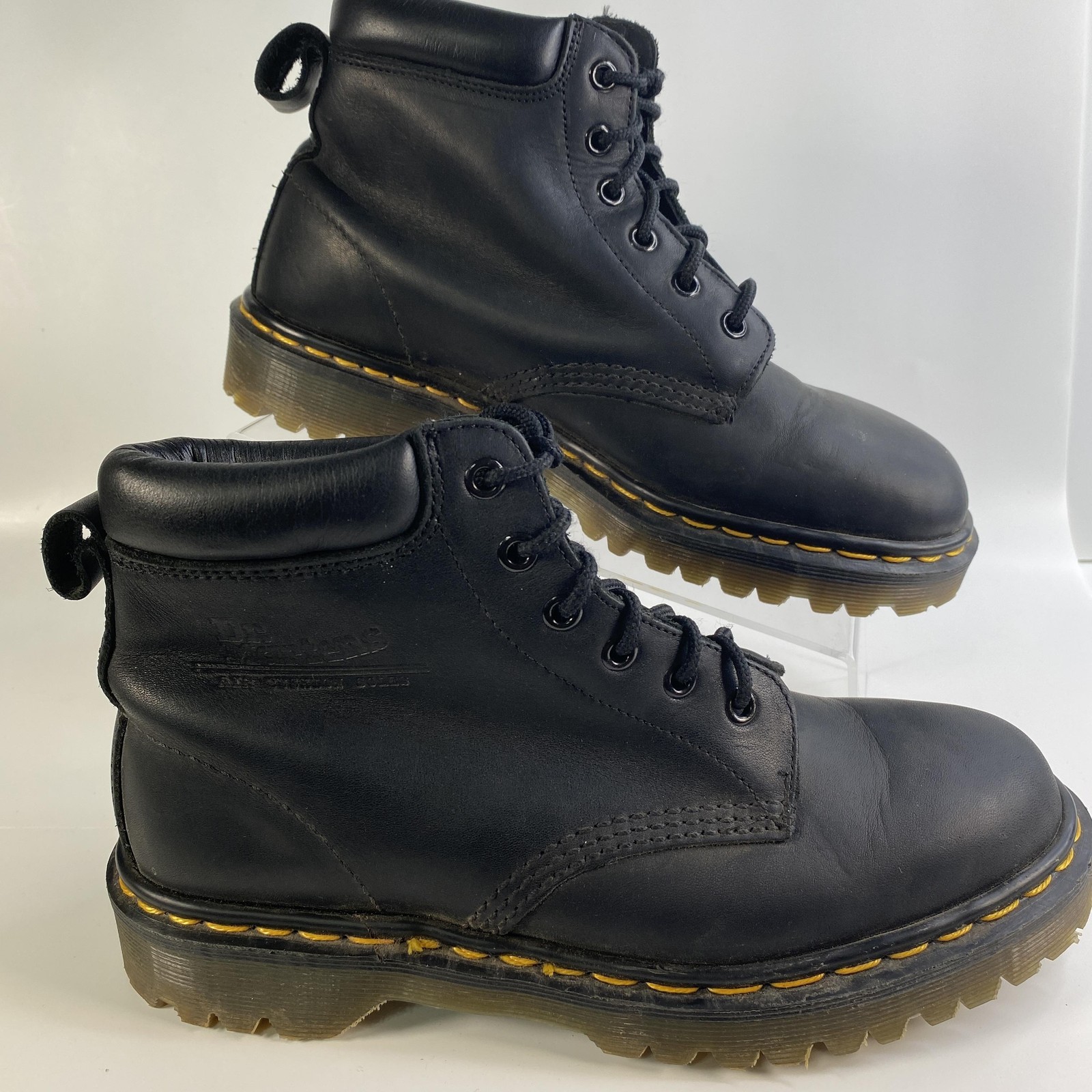 Dr. Martens Boots Mens Size 7 Black 939 Leather Combat Made In England