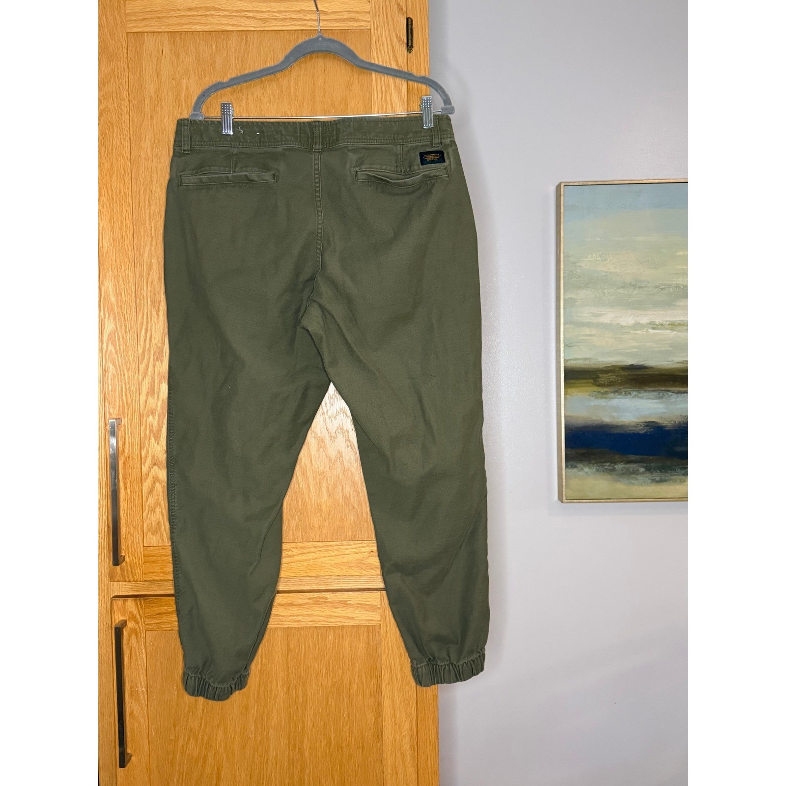 REI Co-op Wallace Lake Jogger Pants Olive Green Utility Hiking 36W x 30L Womens