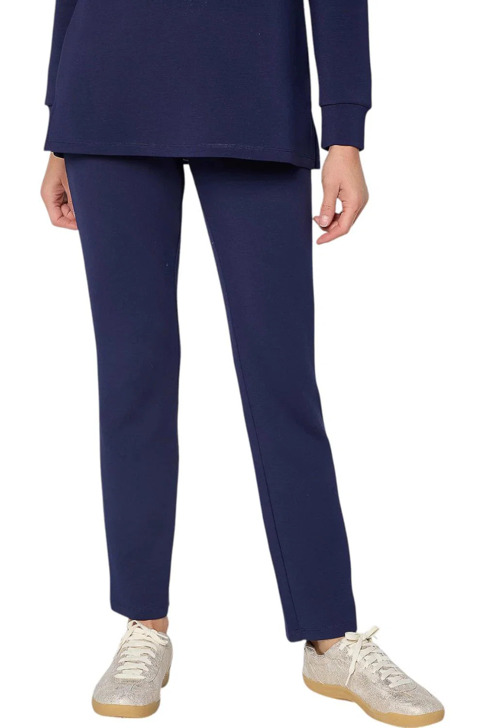 Belle by Kim Gravel Women’s ScubaLuxe Straight Leg Pant Future Dusk