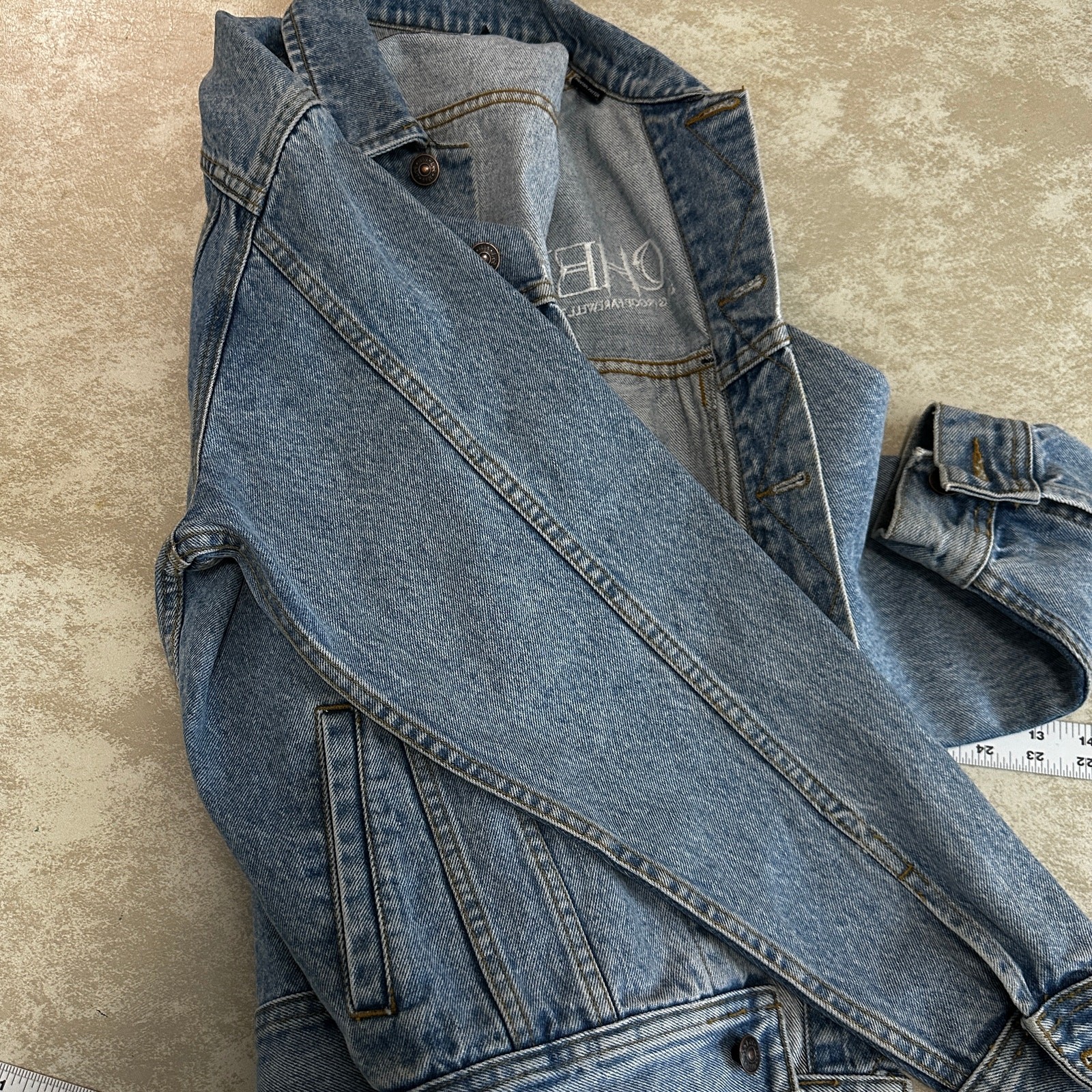 Cher Living Proof Farewell Tour 2002 S Lee Distressed Denim Jacket