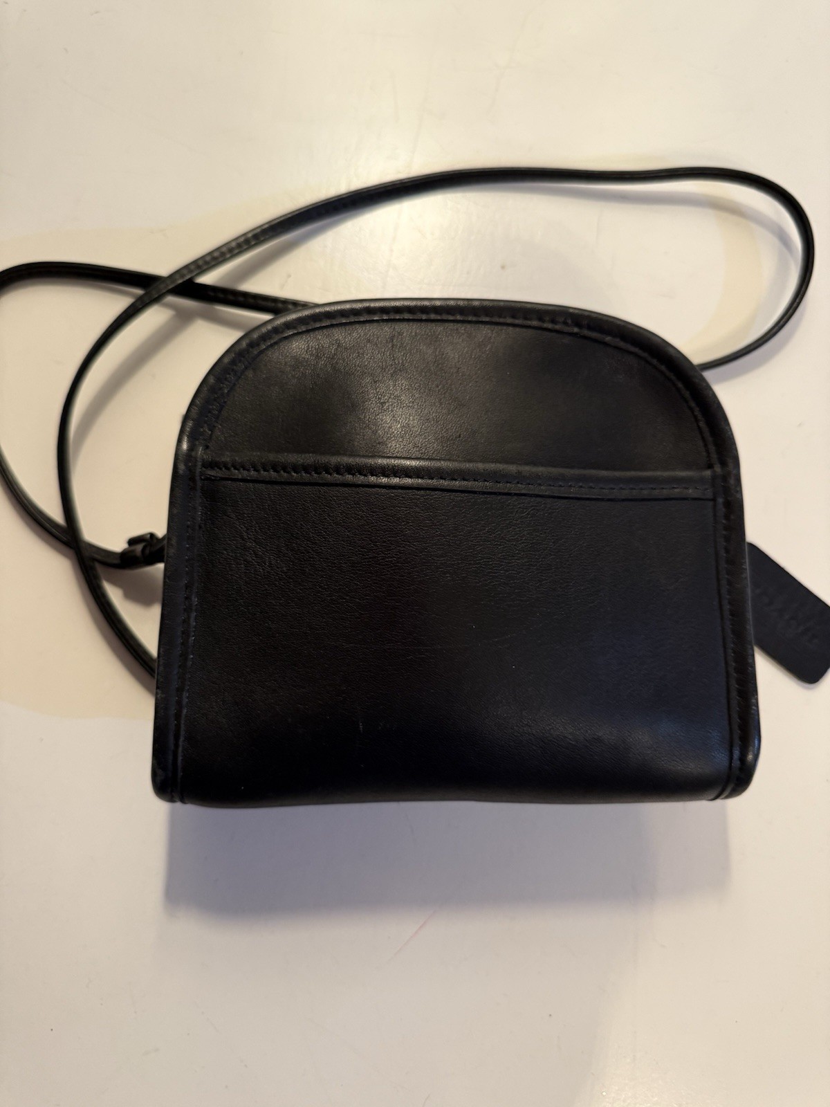 COACH Vintage Mini Abbie Black Leather Crossbody #9017 Purse Handbag Classic