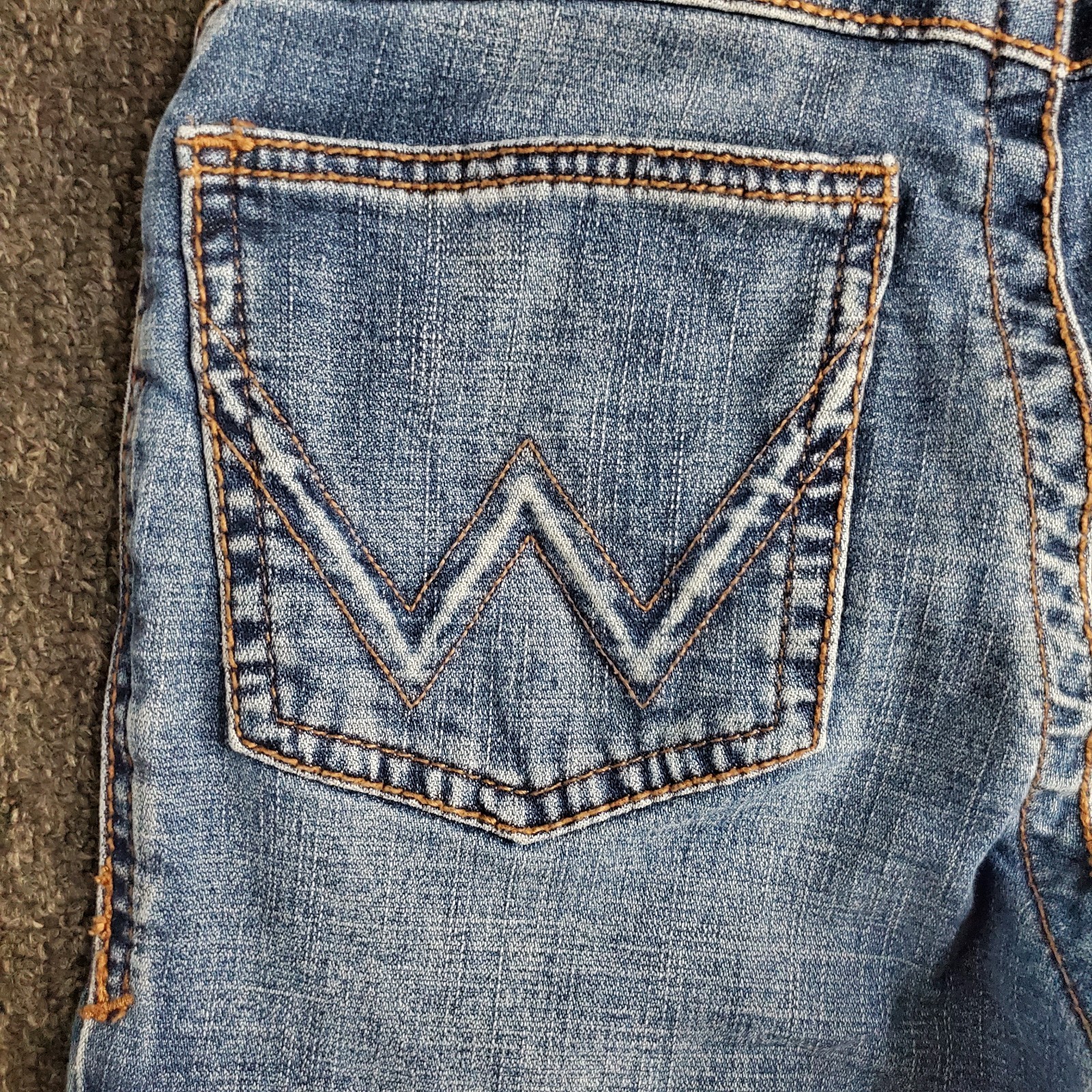 Wrangler Willow Jeans Womens 1×34 Blue Ultimate Riding Medium Bootcut Fit 26×32