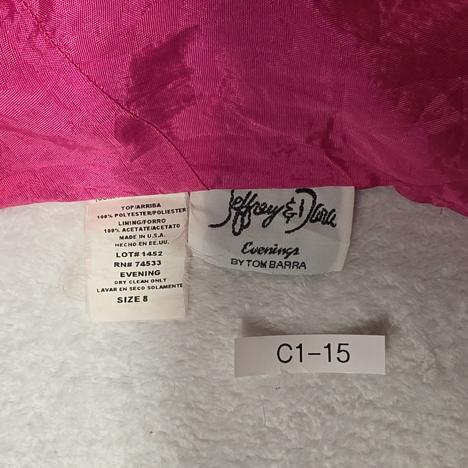 Pink Solid Pleated Lined Sleeveless V-Neck Evening Blouse 8