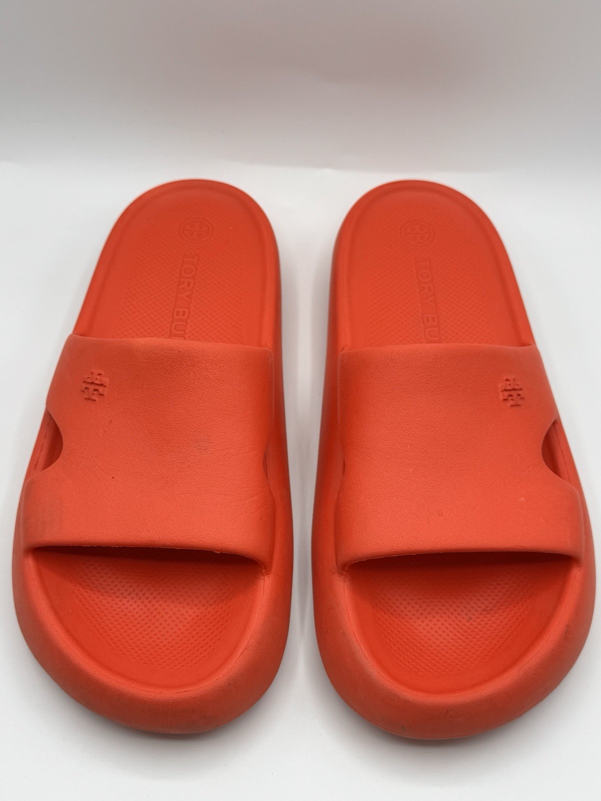 Tory Burch Shower Slide Eva Sandals in Red Poppy Size 9