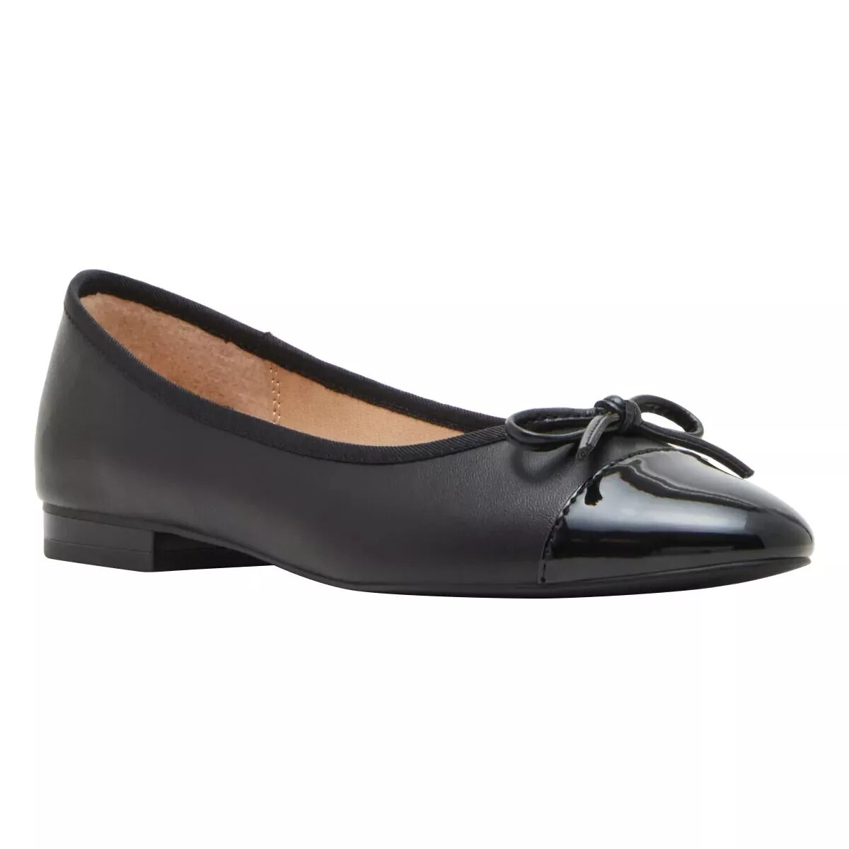 Steve Madden “Glossie” Festive & Fun Multi Color Ballet Flats (Black/Multi)