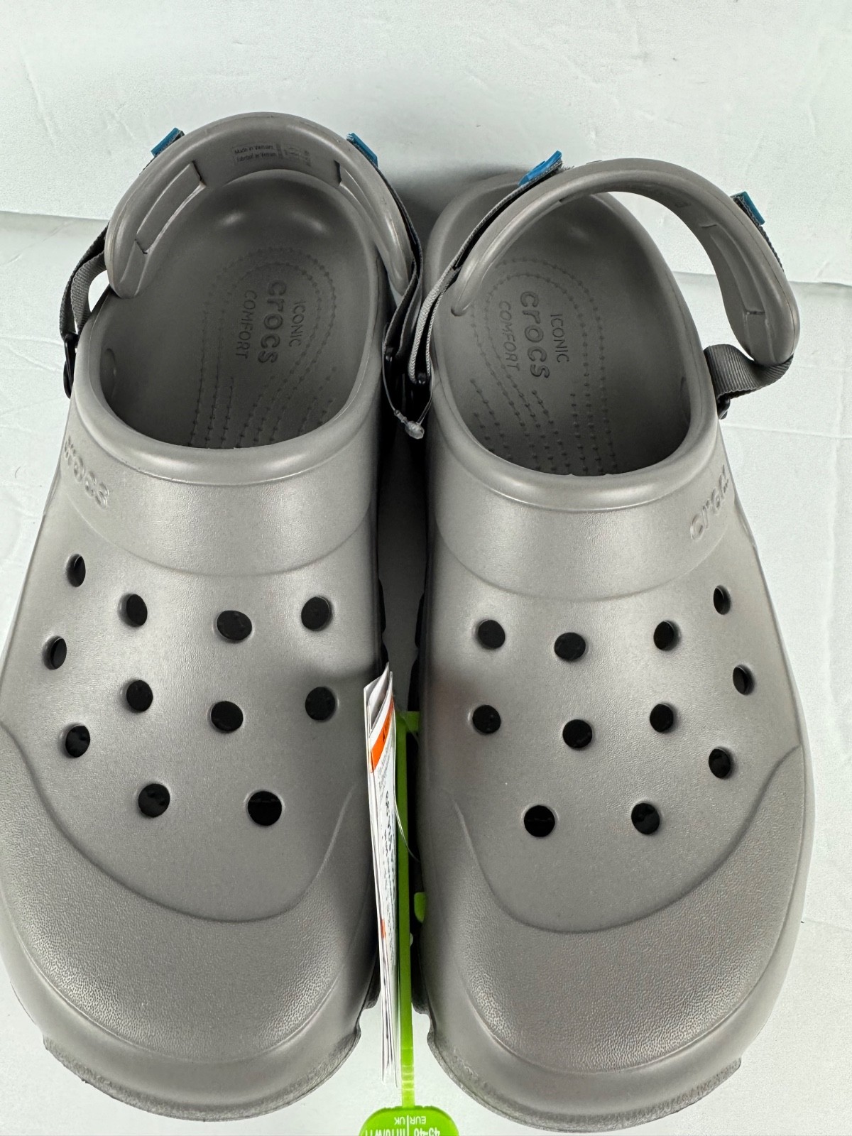 Crocs Offroad Sport Clog- Adjustable Heel-202651-05R-Smoke/Charcoal-Unisex Sizes