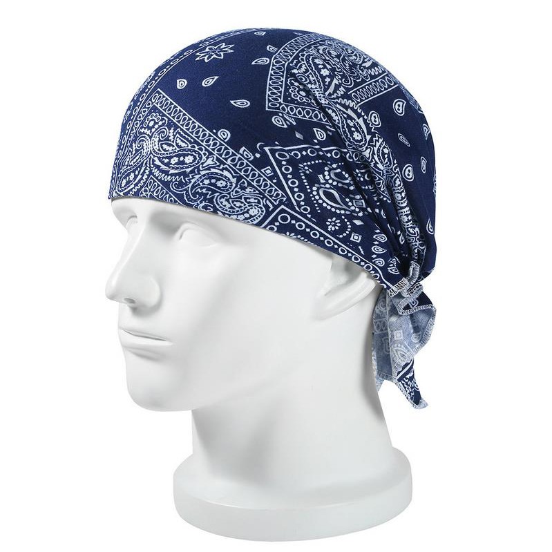 Biker Durag Headwear Head Wrap Skull Cap Doo Do Rag Bandana Headband Beanie Hat