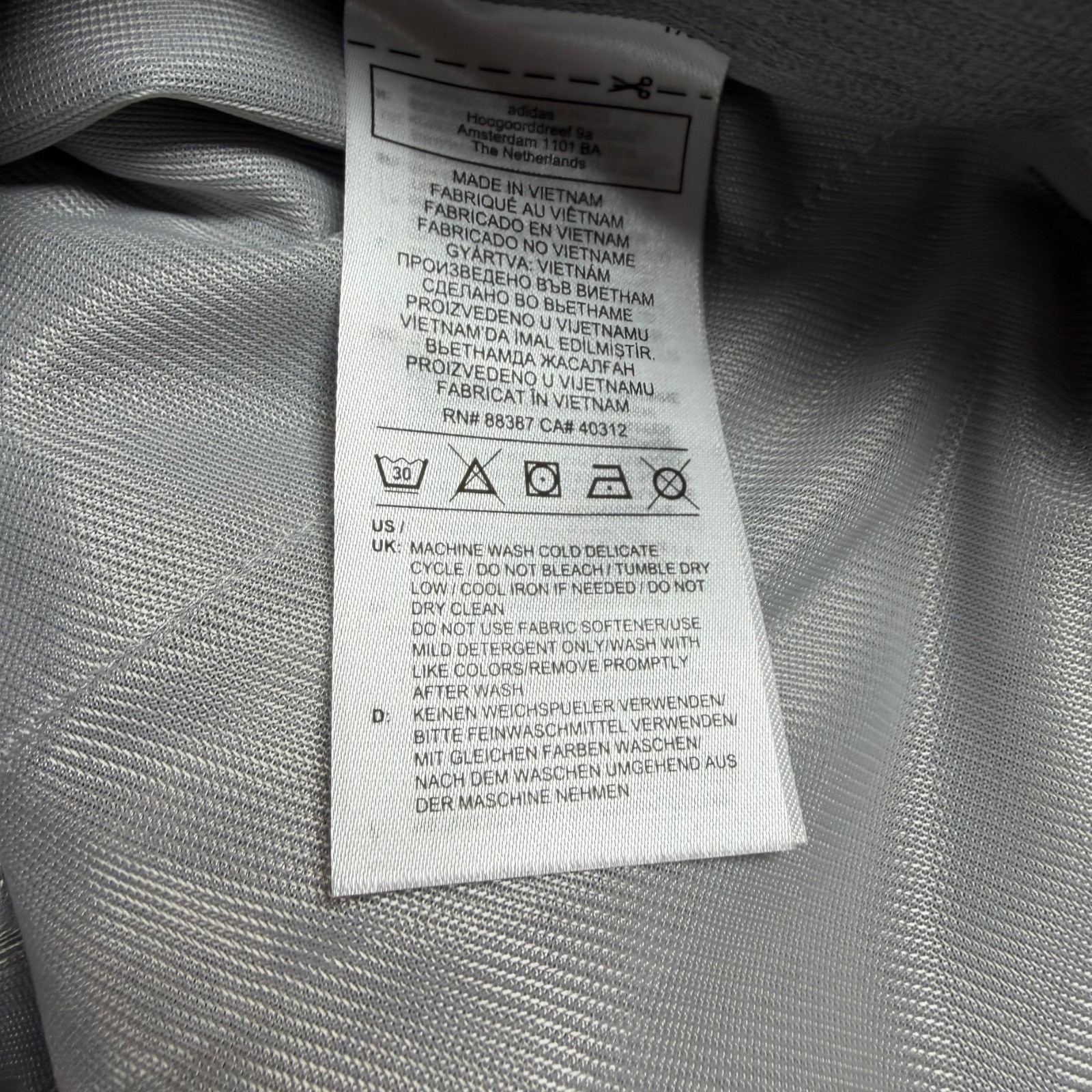 Adidas Ultimate365 Golf Pants Mens 33×34 (34×32) Gray Performance Stretch NWT