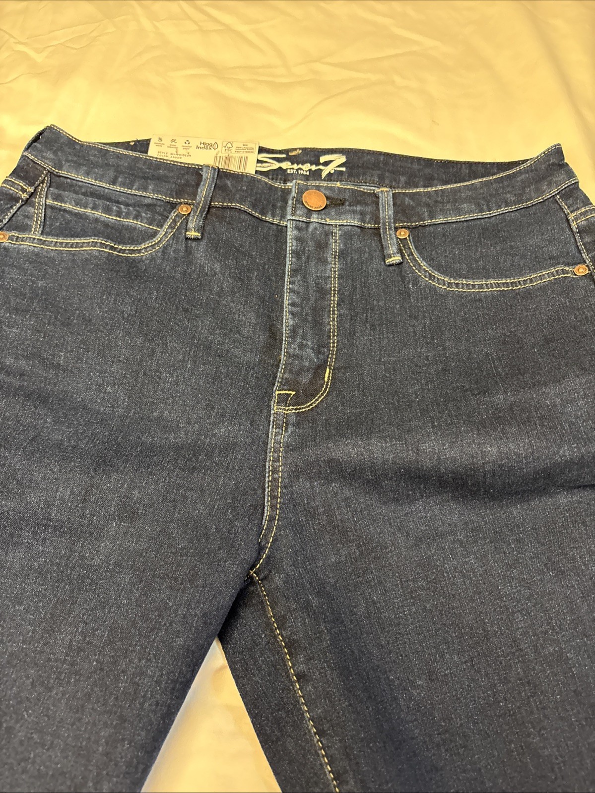 Seven7 Women’s 5 Pockets Soft Stretch High Rise Skinny Jean Sz 10