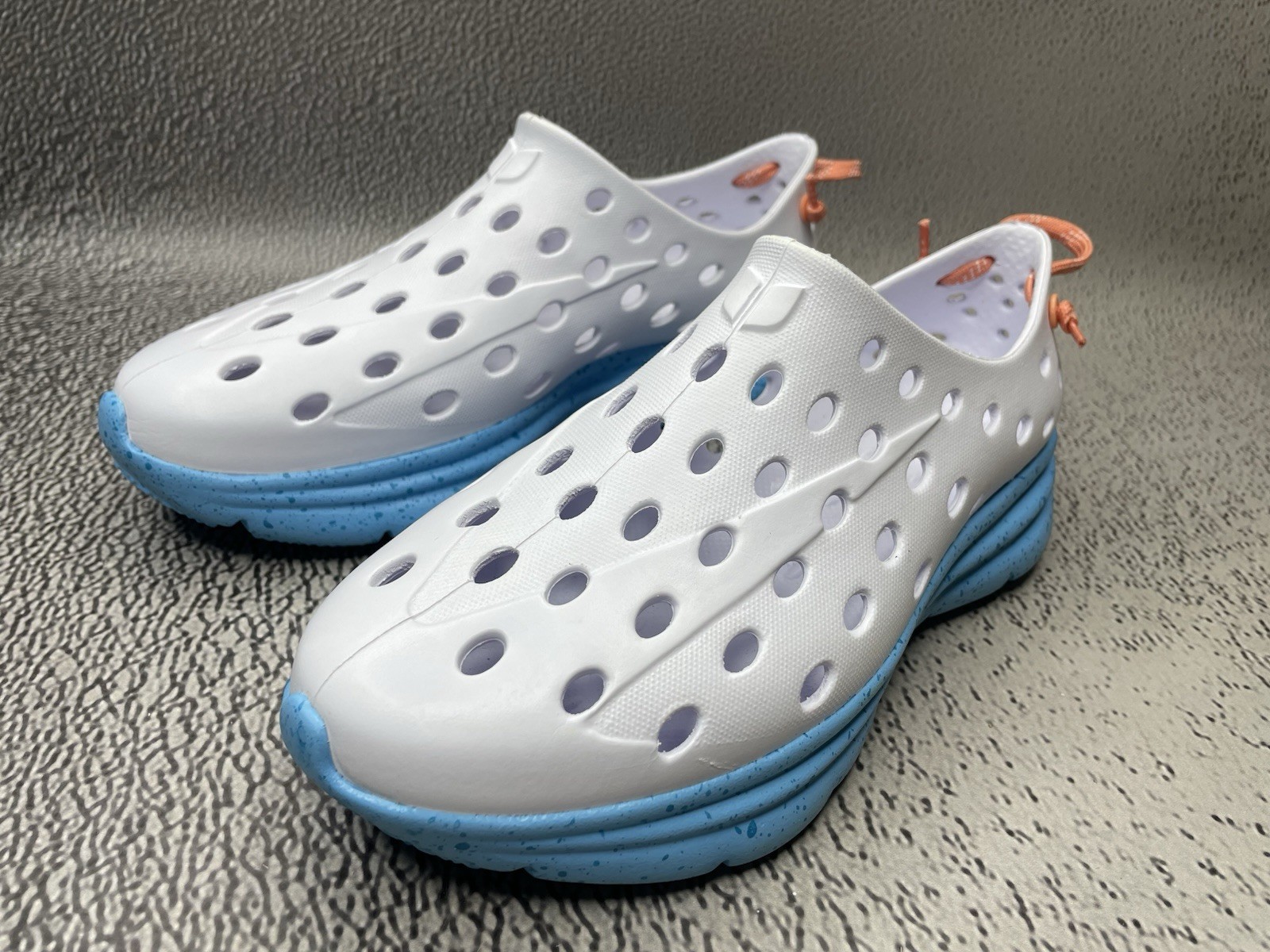 Kane Revive Shoes White Pacific Speckle Vented Rubber Sneakers Size US M 4 W 6
