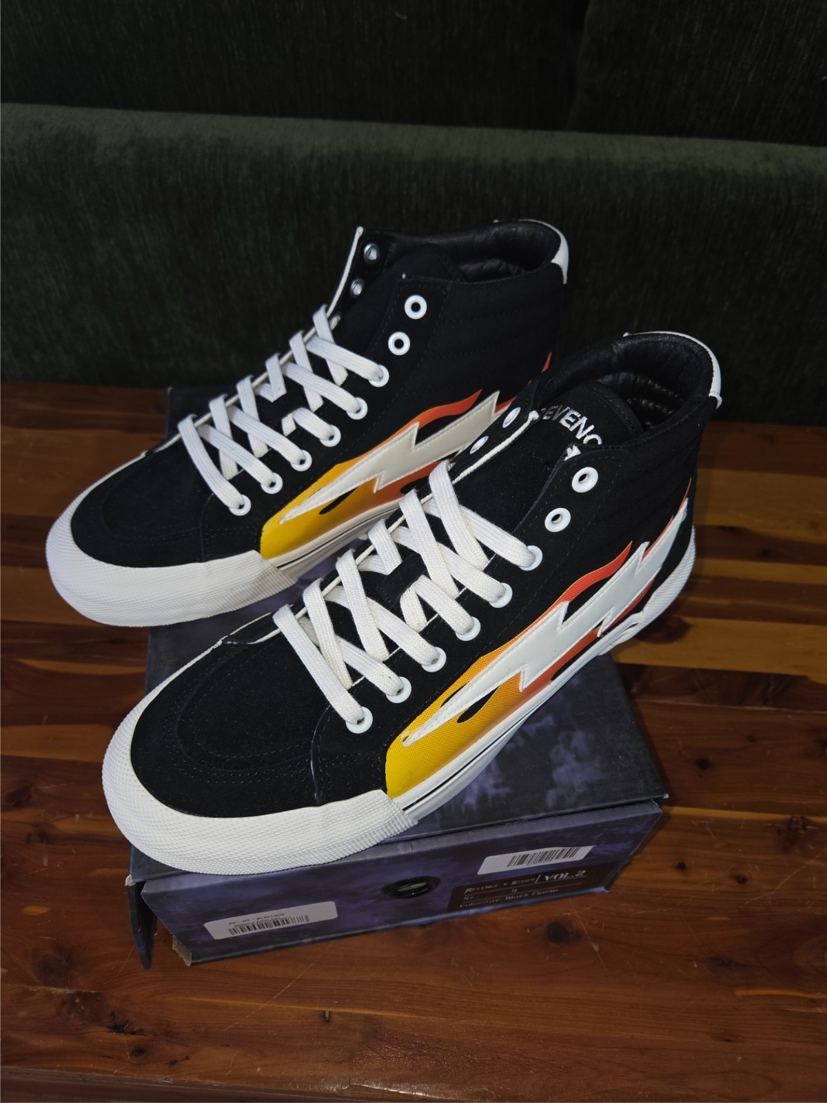 Revenge x Storm Vol. 2 Black Flame Men’s Size 9 BNIB Ian Connor