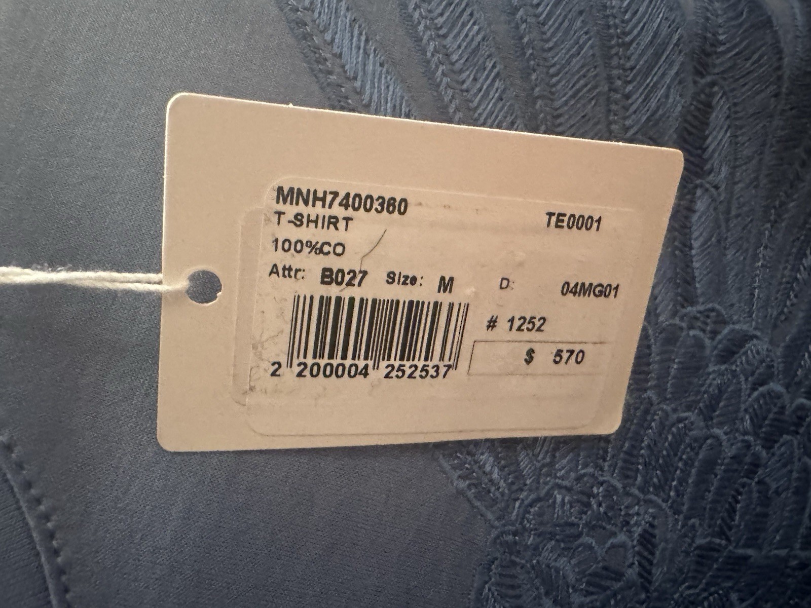 Stefano Ricci Limited Edition Light Blue Eagle Graphic Crew Neck T-Shirt Size M