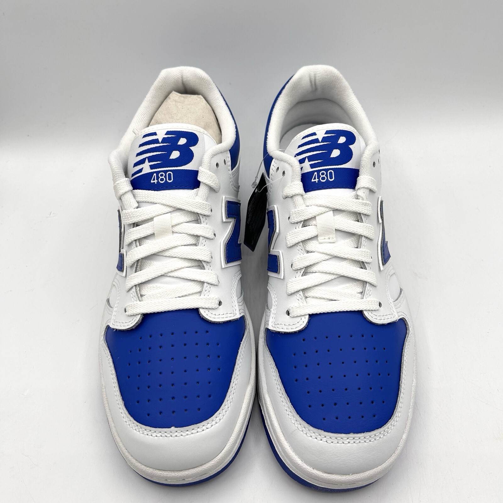 New Balance Men’s 480 Lifestyle Size 10 D (Medium) White/Blue |BB480LCB|