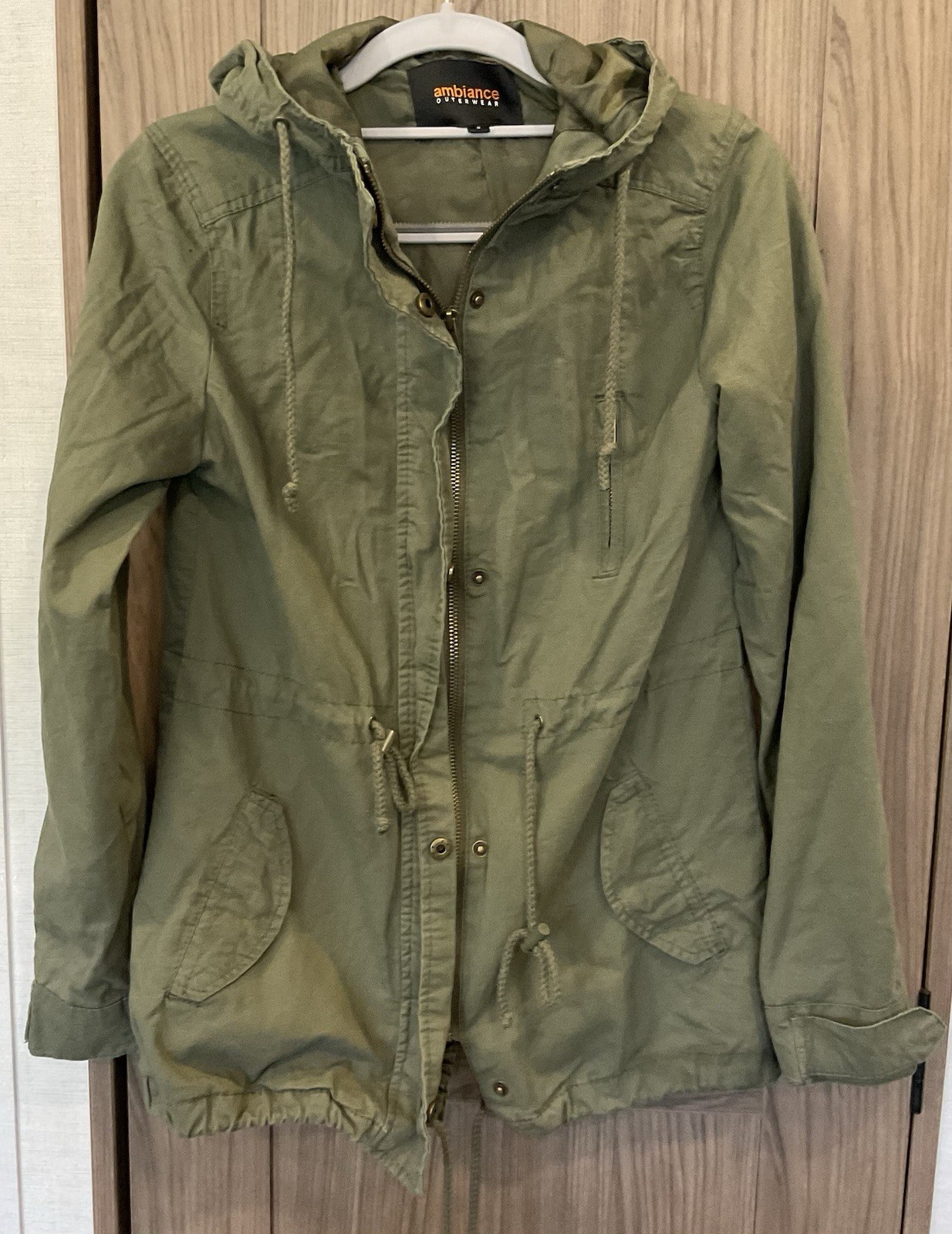 Ambiance Outerwear Womens Green Jacket Size S