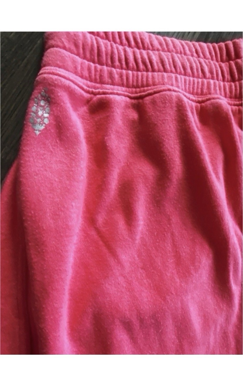 Free People Movement Hot Pink Boho Strappy Jogger Sweatpants Size Small