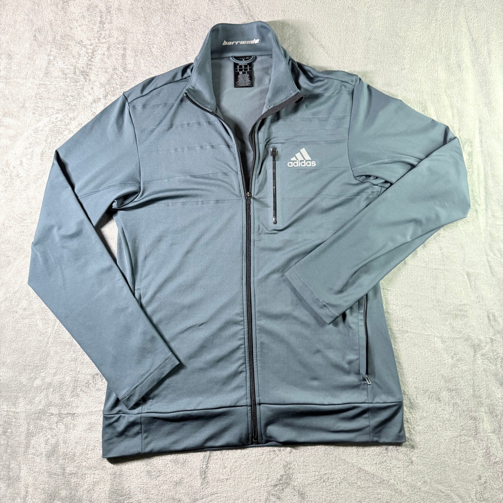 Adidas Barricade ClimaLite Track/ Tennis Jacket Full Zip Athletic Men Medium