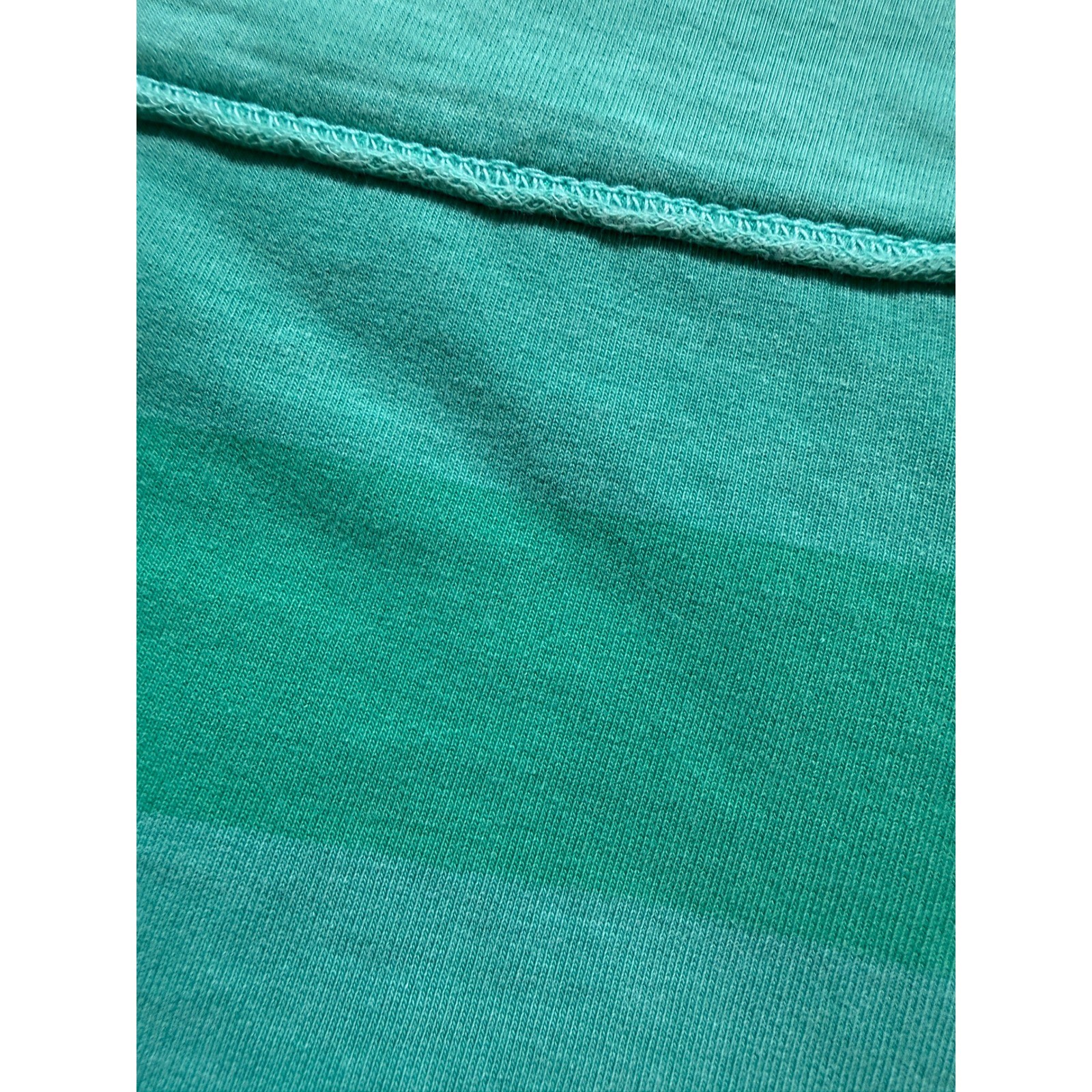 Gap Striped Sweatshirt Dress Wms M Green Vintage 80s Drawstring Kangaroo Pocket